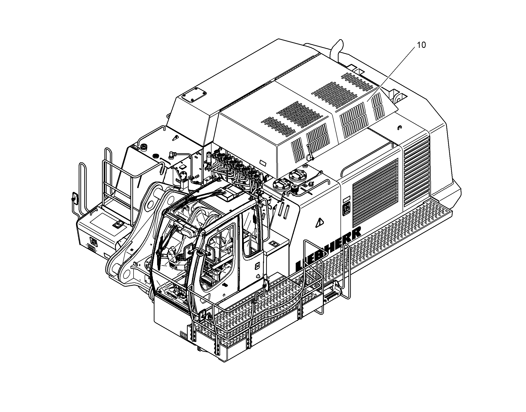 МОНТ. К-Т - ДВИГАТ. EPA/CARP 10833154 LIEBHERR