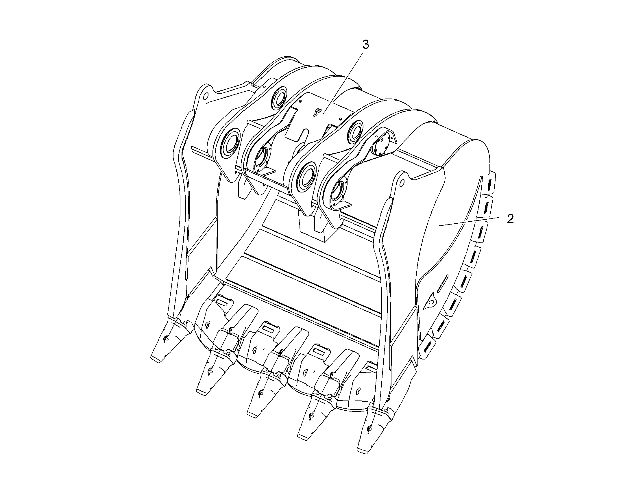 ЛОПАТА ОБРАТНАЯ HD 10827994 LIEBHERR