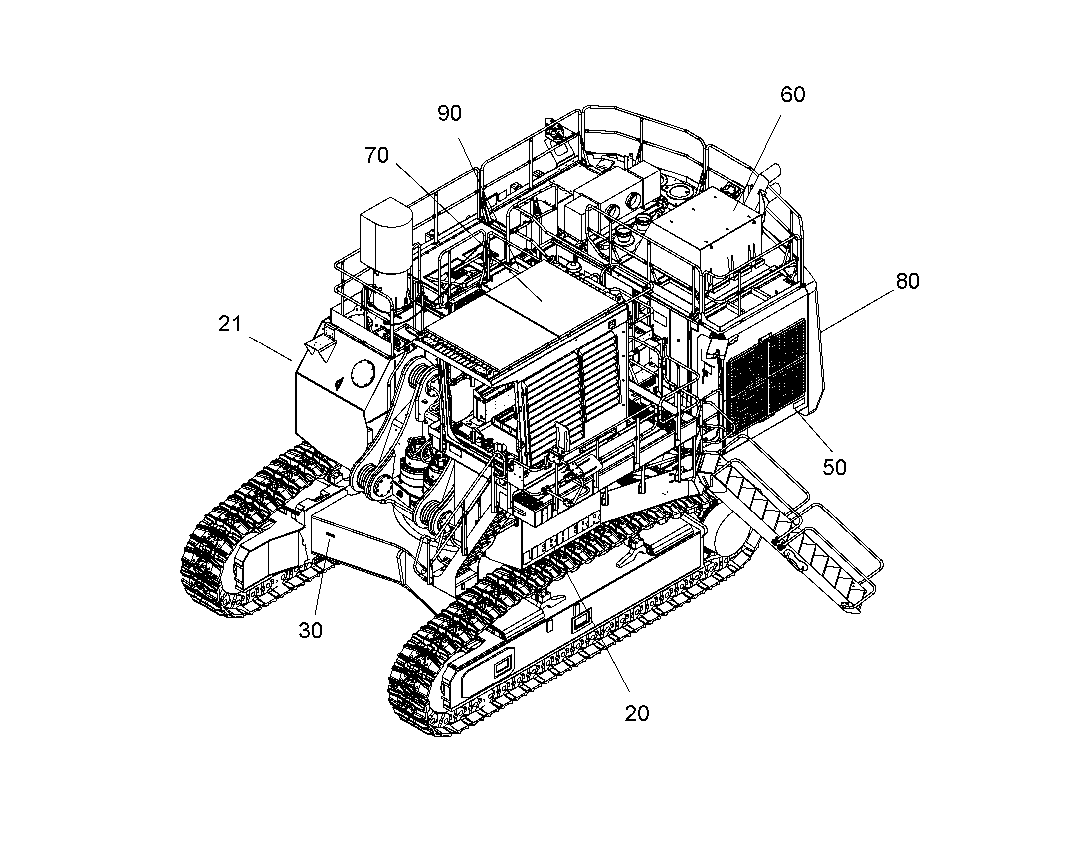 МОНТ.ДЕТАЛИ ОБШИВКИ ГЕНЕРАТОРА 11069100 LIEBHERR