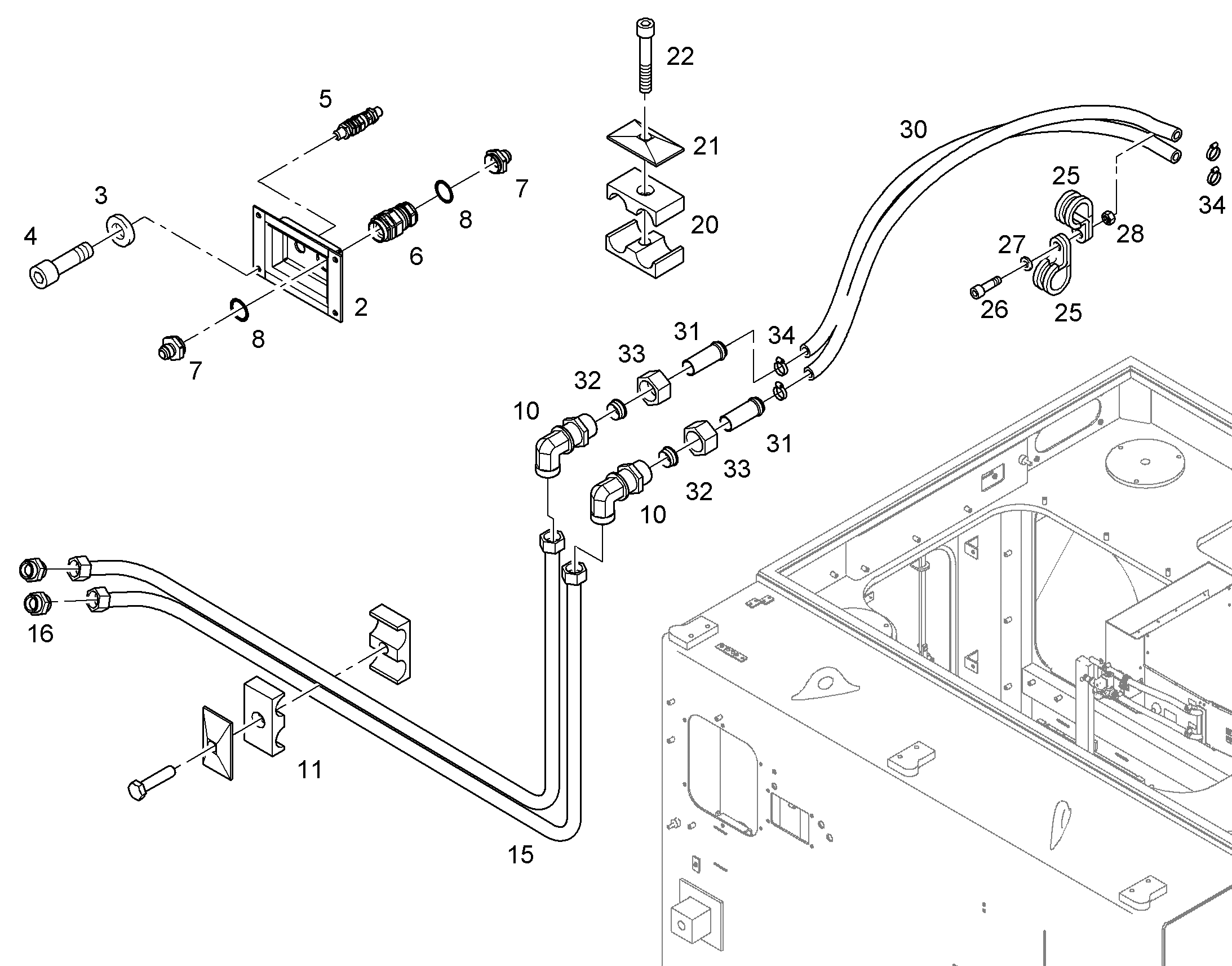 ИЗОЛЯЦИЯ ОТОПИТЕЛЯ R9400 12194388 LIEBHERR