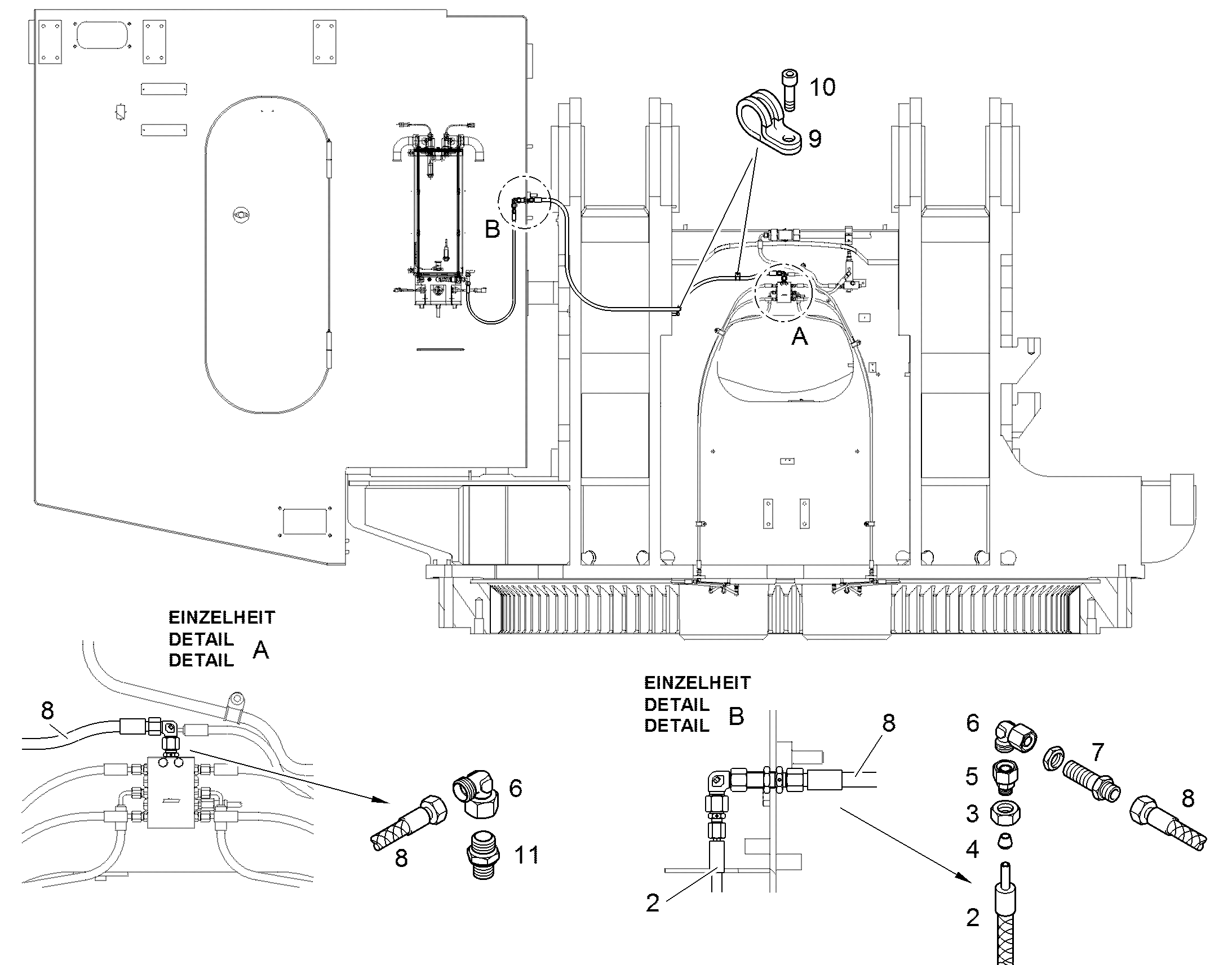 ГАЙКА НАКИДНАЯ 11211470 LIEBHERR
