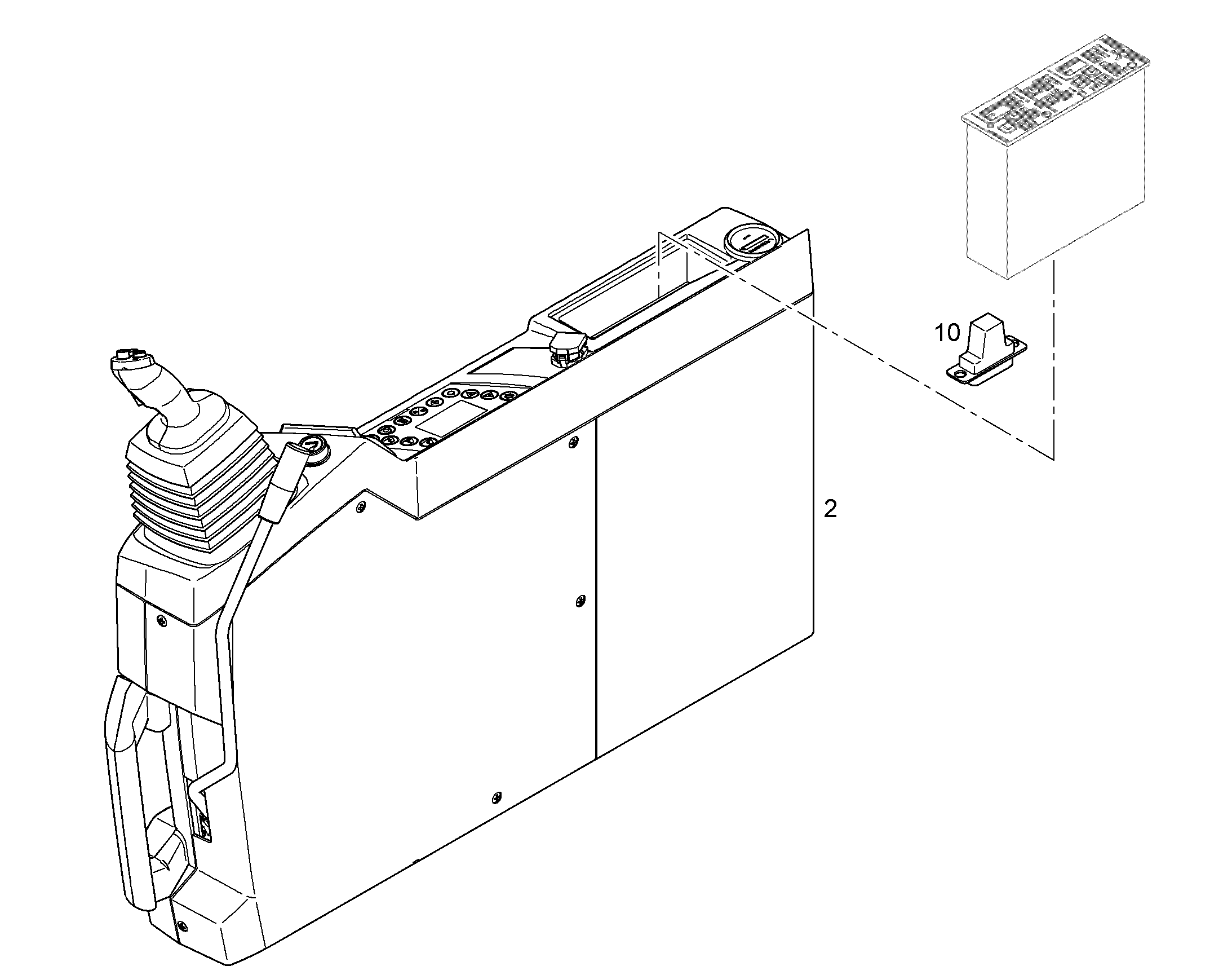 КОДОВЫЙ ШТЕКЕР 10490320 LIEBHERR