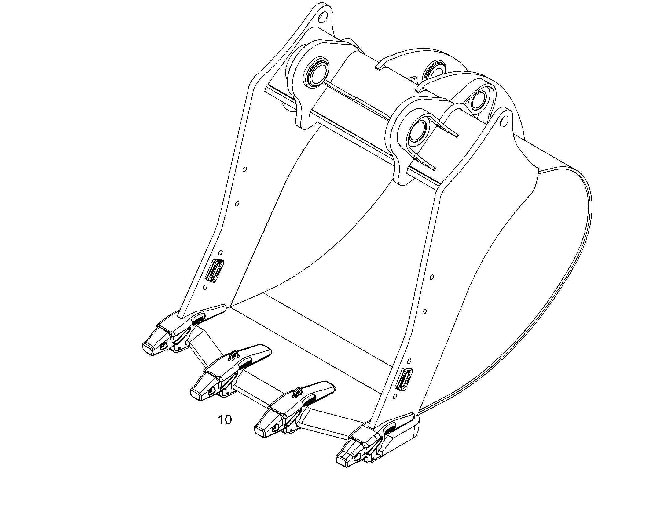 ЛОПАТА ОБРАТНАЯ HD 11074647 LIEBHERR