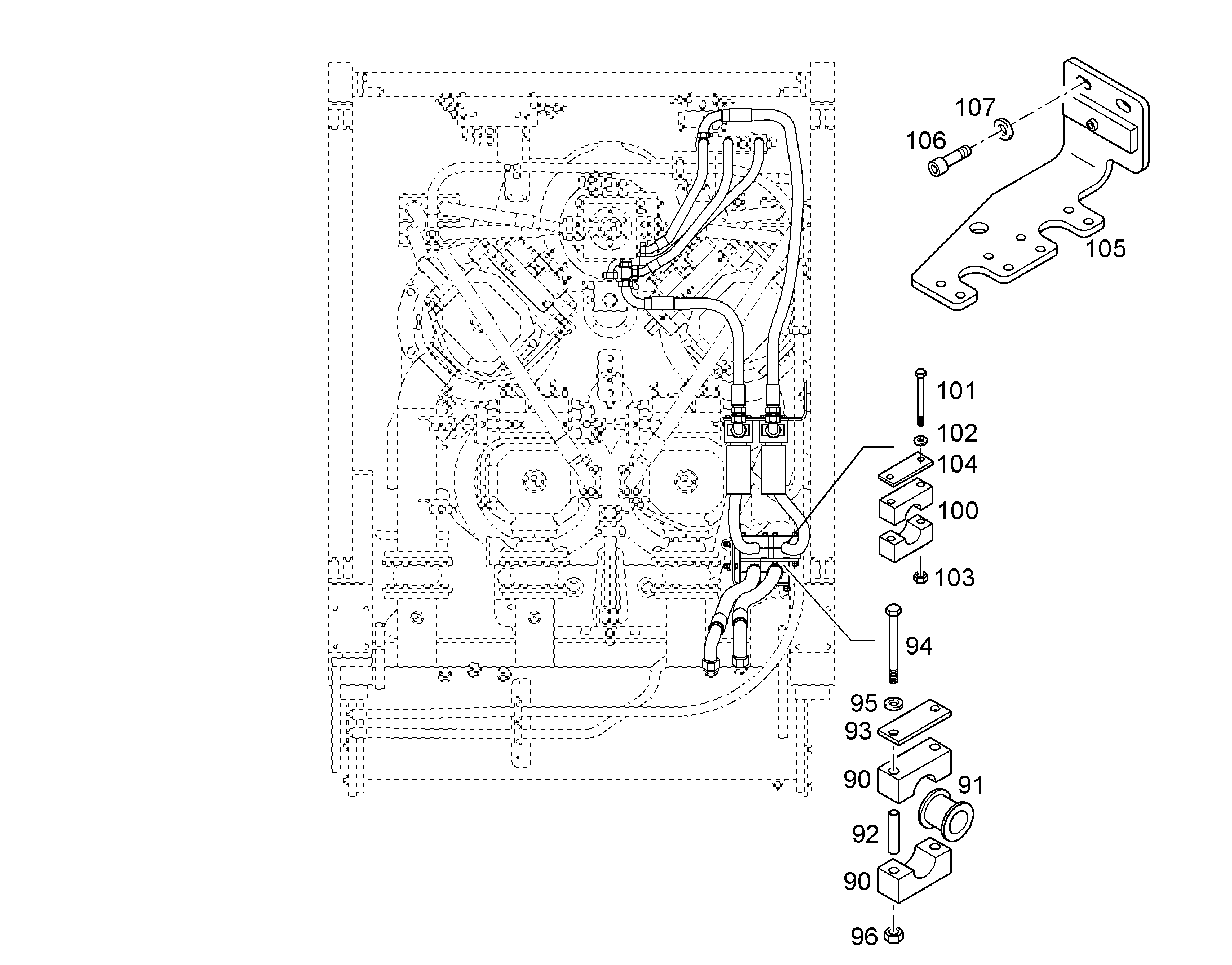 КОНСОЛЬ 10383882 LIEBHERR