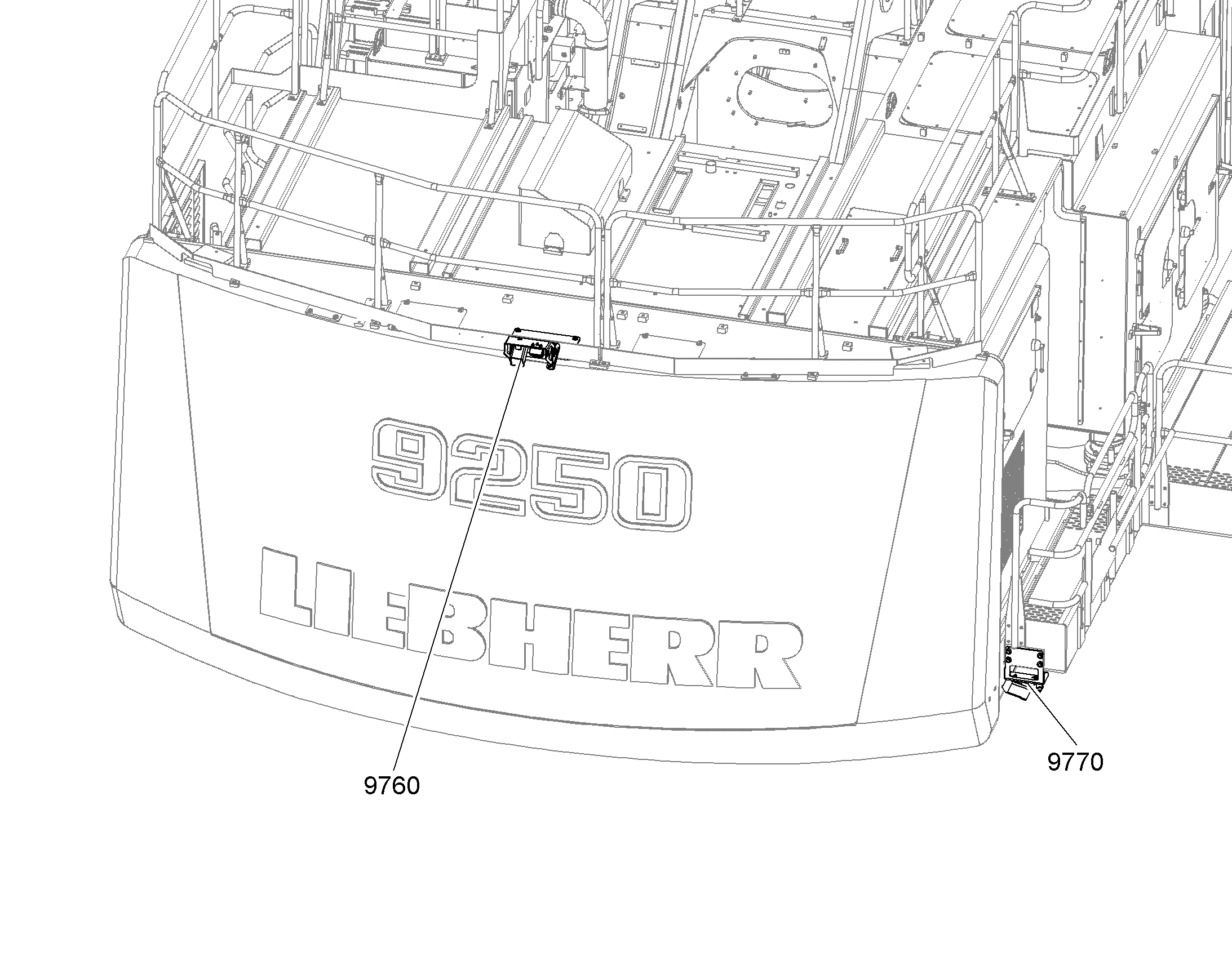 МОНТАЖ КАМЕРЫ Д.ТОПЛИВН.БАКА 11068687 LIEBHERR