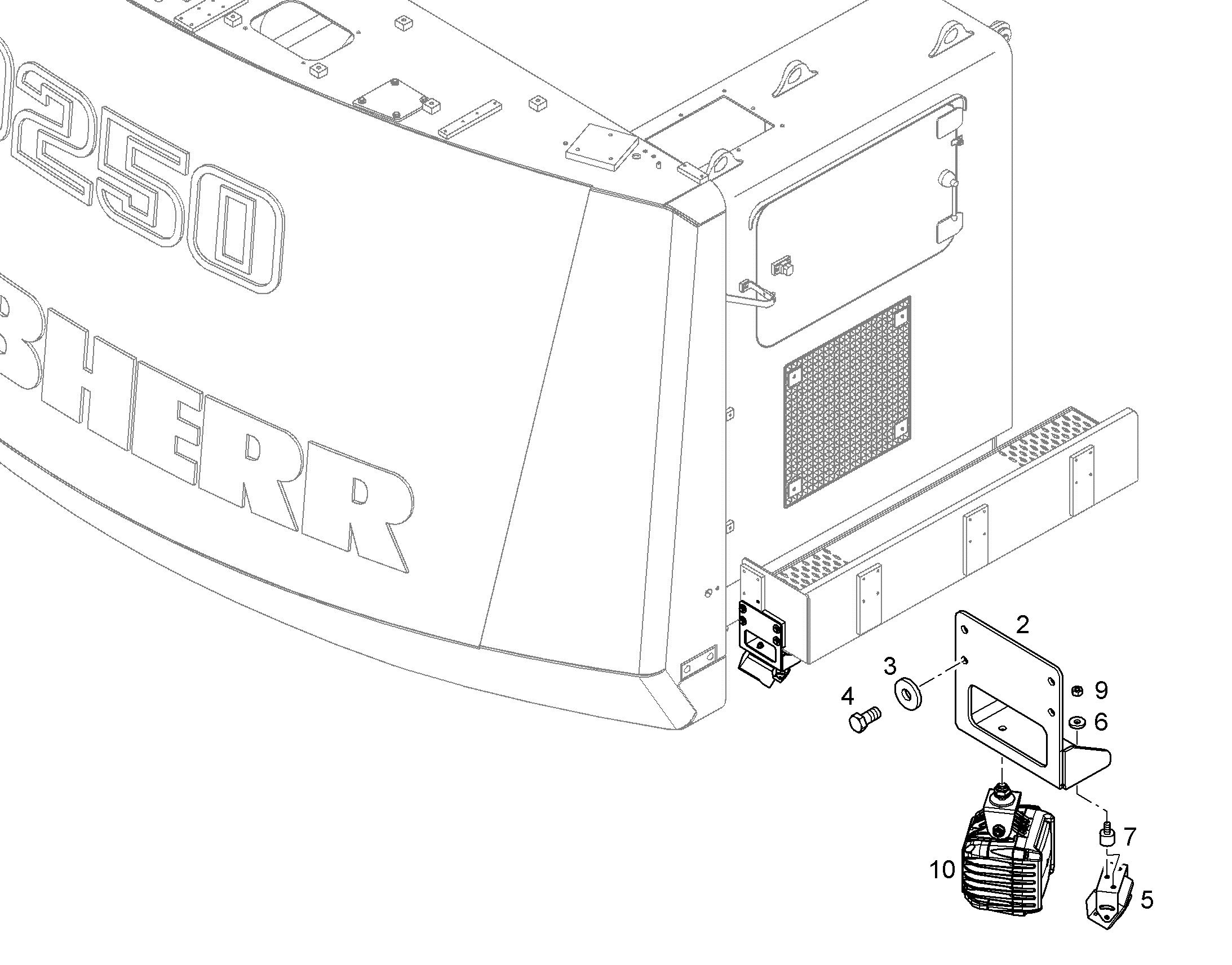 ЛИСТ 11068691 LIEBHERR