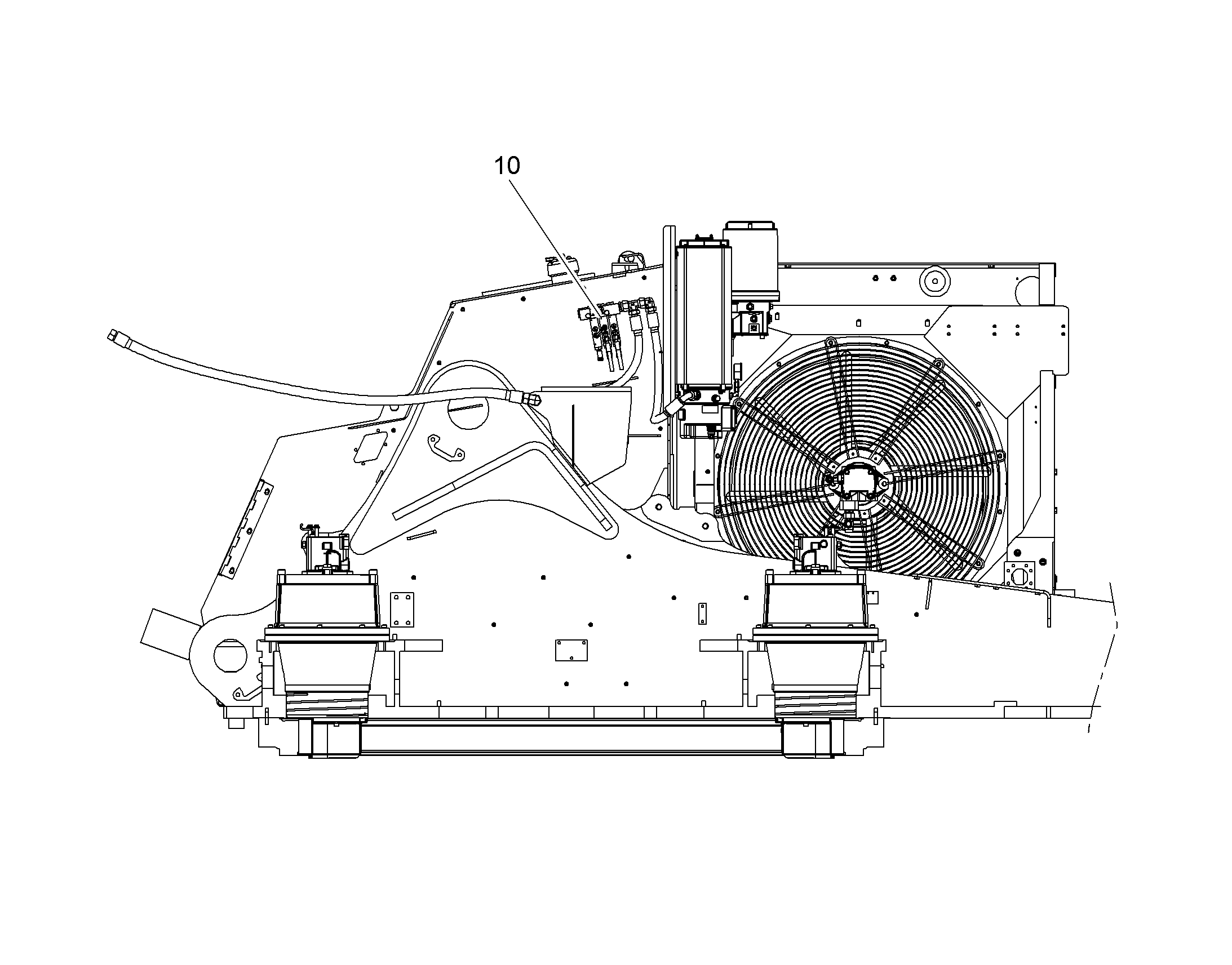 DEL.PARTS PUMPS INSTALLATION F.OBW 10493415 LIEBHERR