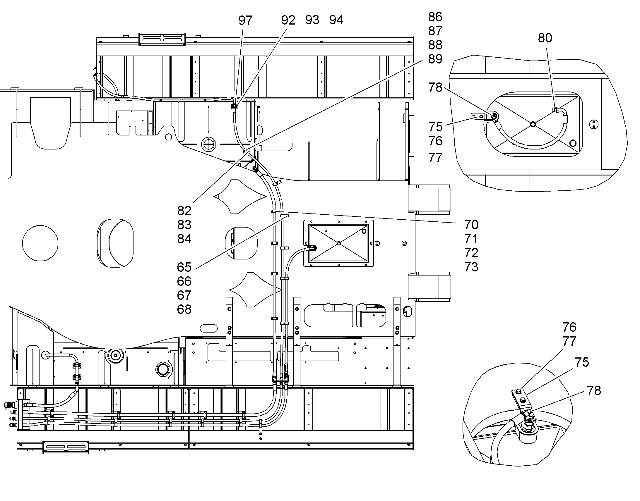 ЩИТОК С ФАСКОЙ 10822804 LIEBHERR