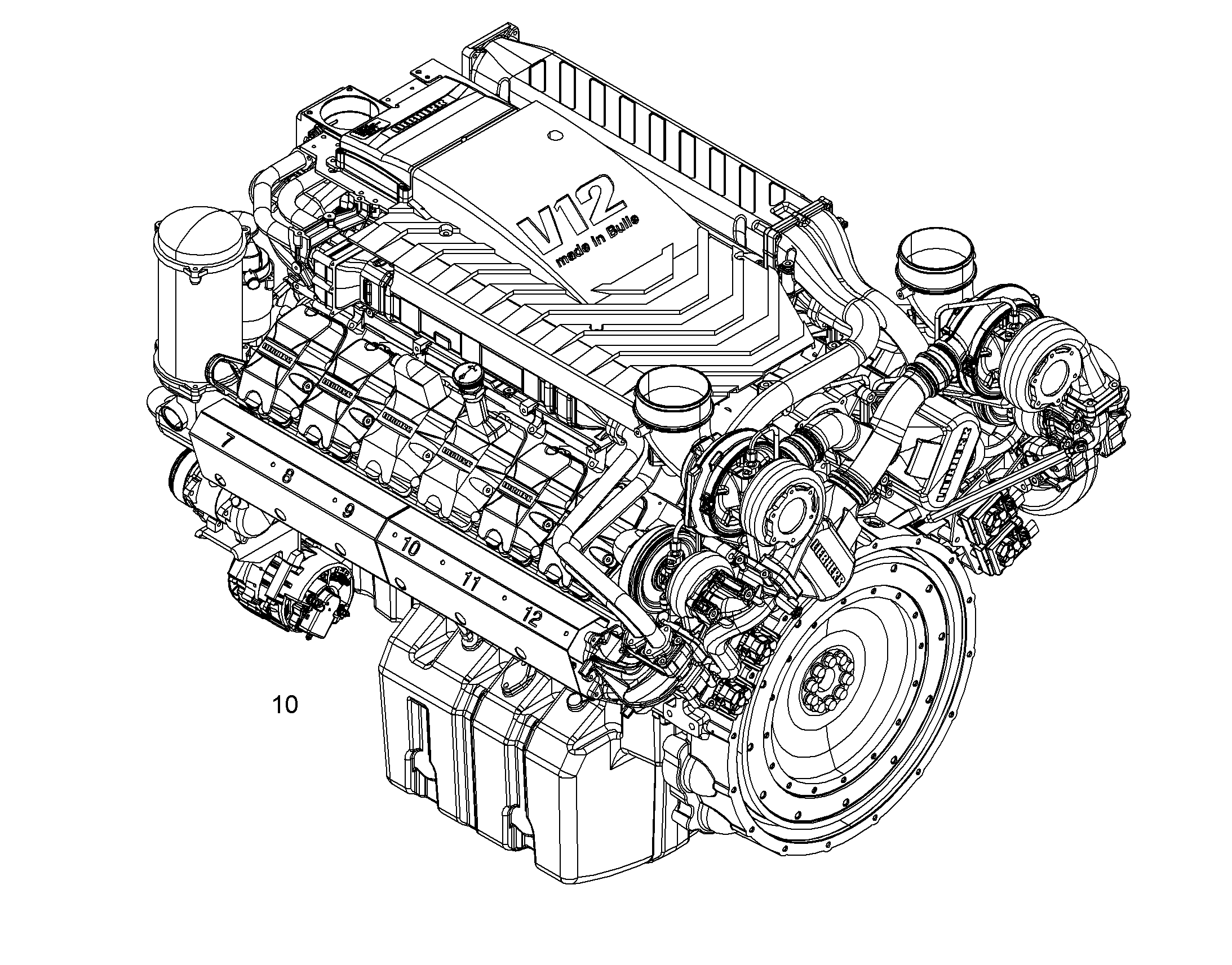 ДИЗ.ДВИГАТ.ДЛЯ ЭКСПЛ.НА ВЫСОТЕ 11070408 LIEBHERR