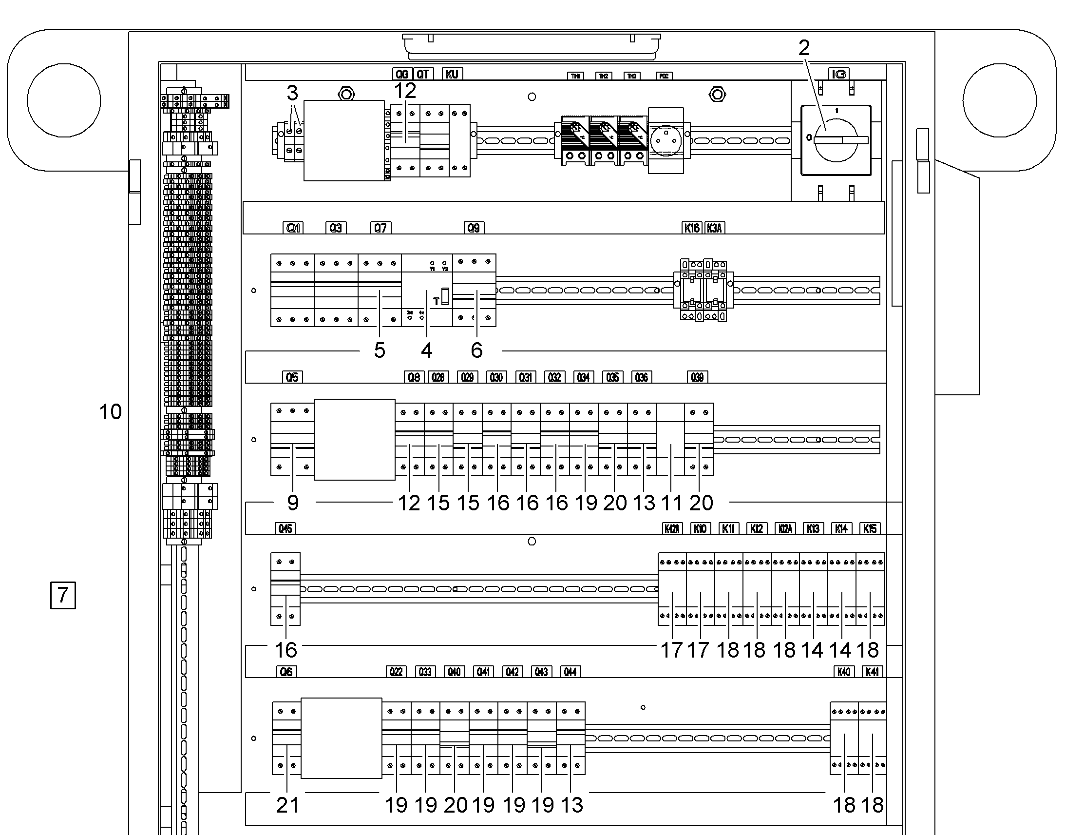 ЭЛЕКТРОШКАФ 400V/230V/24V/50Hz 11066882 LIEBHERR