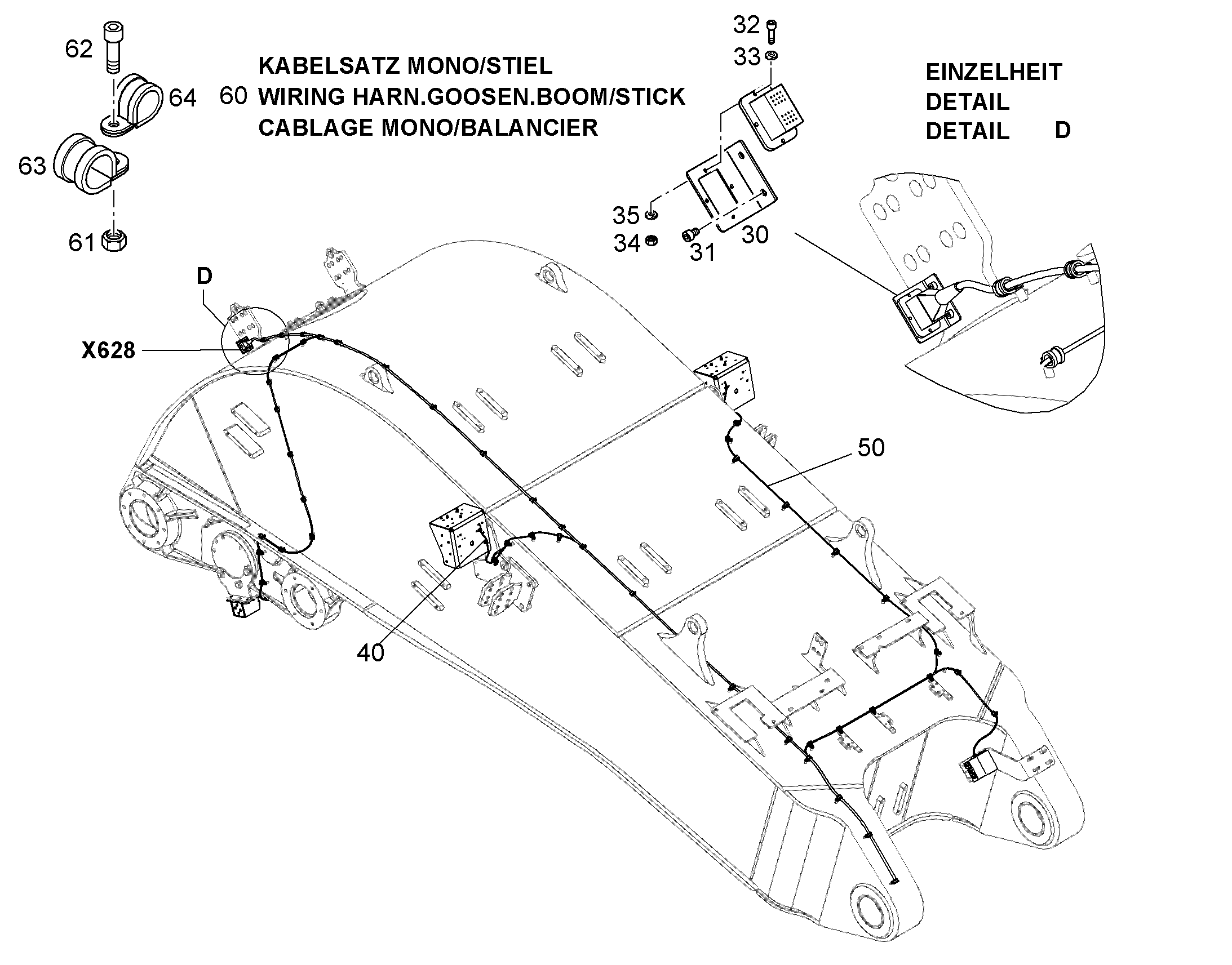КАБЕЛЬ 11077579 LIEBHERR