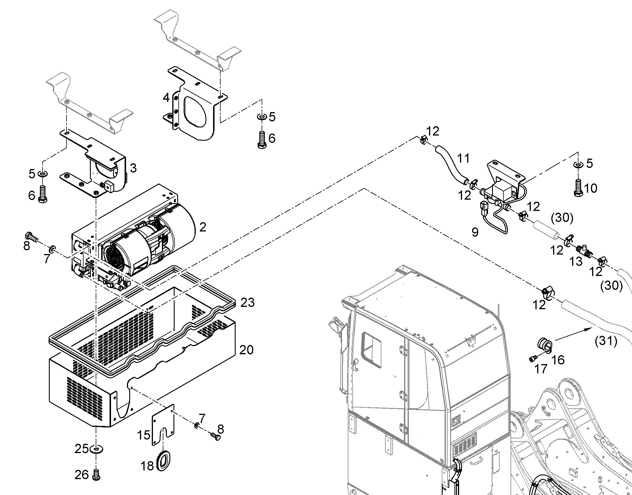 ДОПОЛНИТЕЛЬНОЕ ОТОПЛЕНИЕ 11490135 LIEBHERR