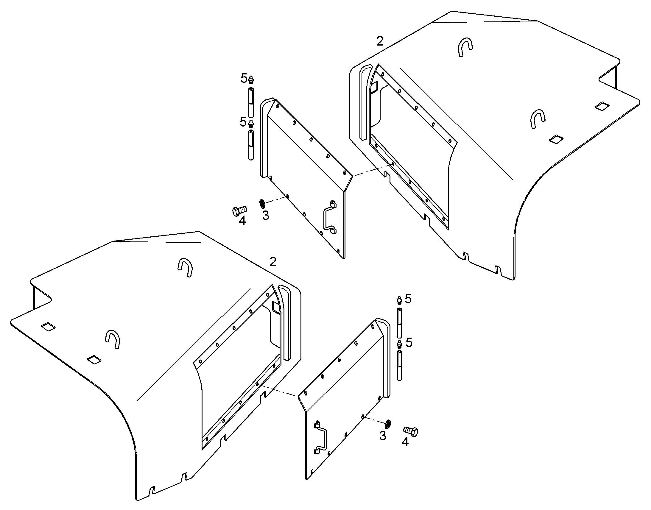 KIT TRAVEL MOTOR COVER 11076405 LIEBHERR