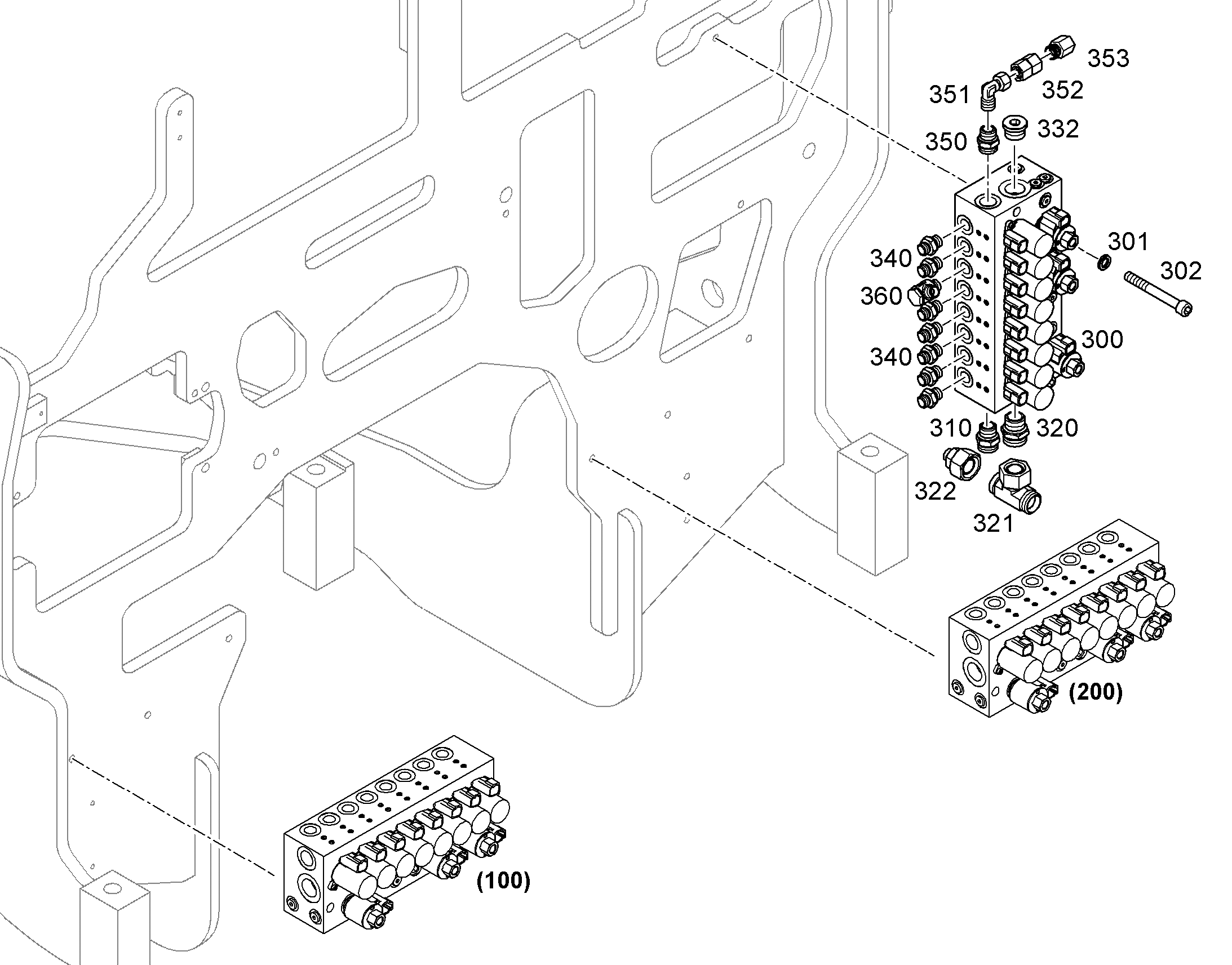 ШТУЦЕР НА РЕЗЬБЕ GAI 12L M16X1,5 7006879 LIEBHERR