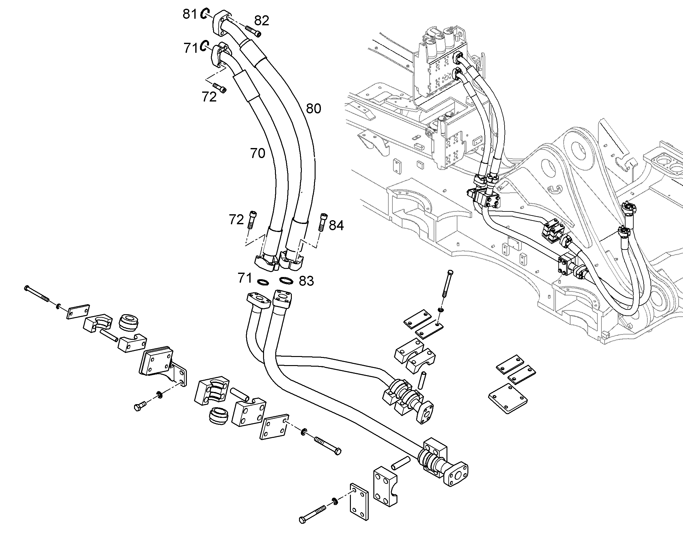 ШЛАНГ 32X980 11067306 LIEBHERR
