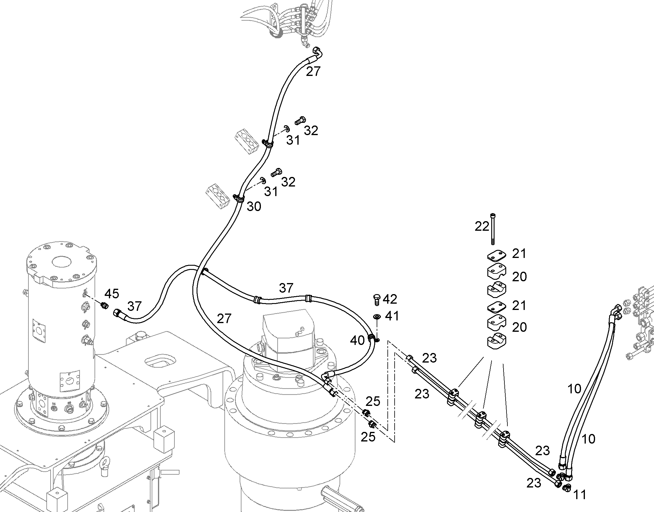 ШЛАНГ 12X2170 10289220 LIEBHERR