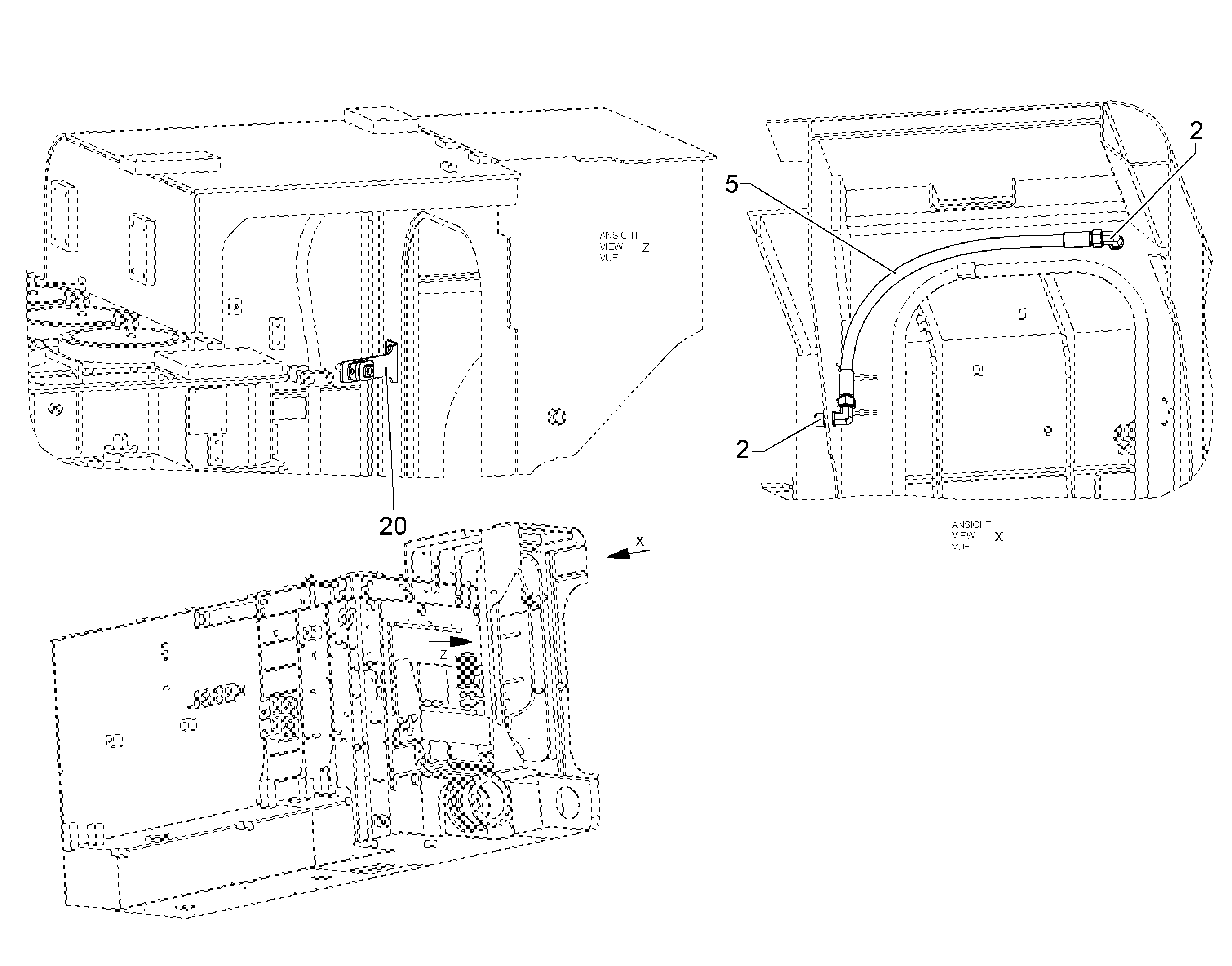 КОНСОЛЬ 11469512 LIEBHERR