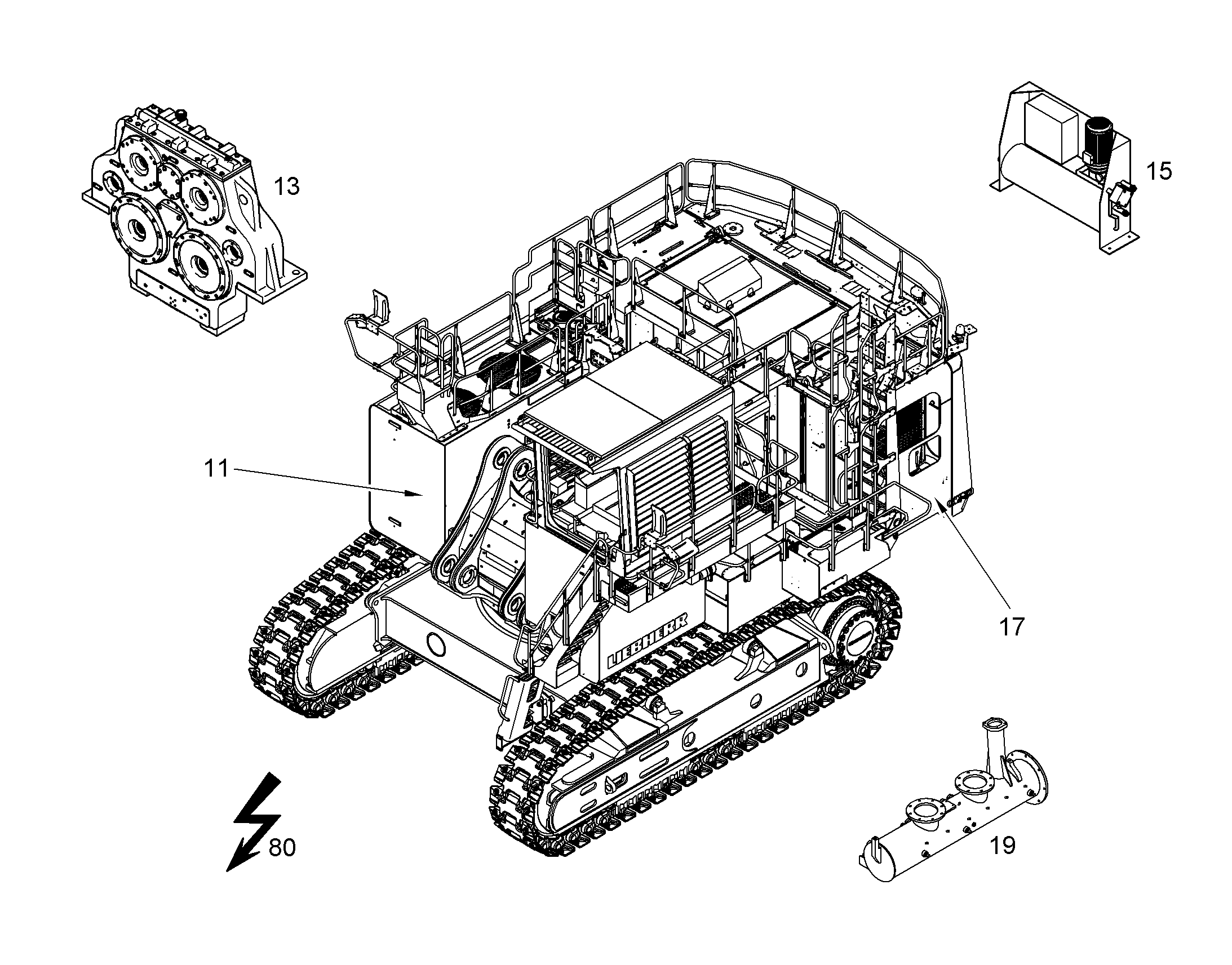 ПОДОГРЕВ ВПУСКНОЙ ТРУБЫ 11074803 LIEBHERR