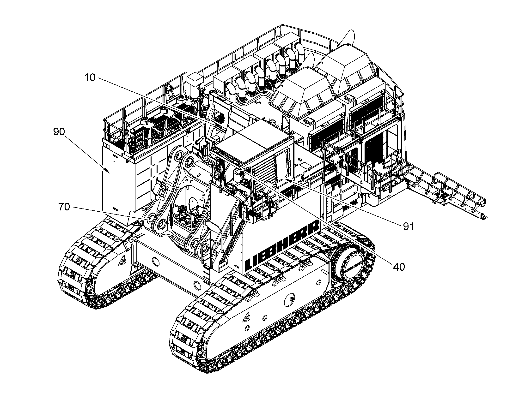 ДООБОРУДОВАНИЕ ТРУБОПРОВОДЫ 10401526 LIEBHERR