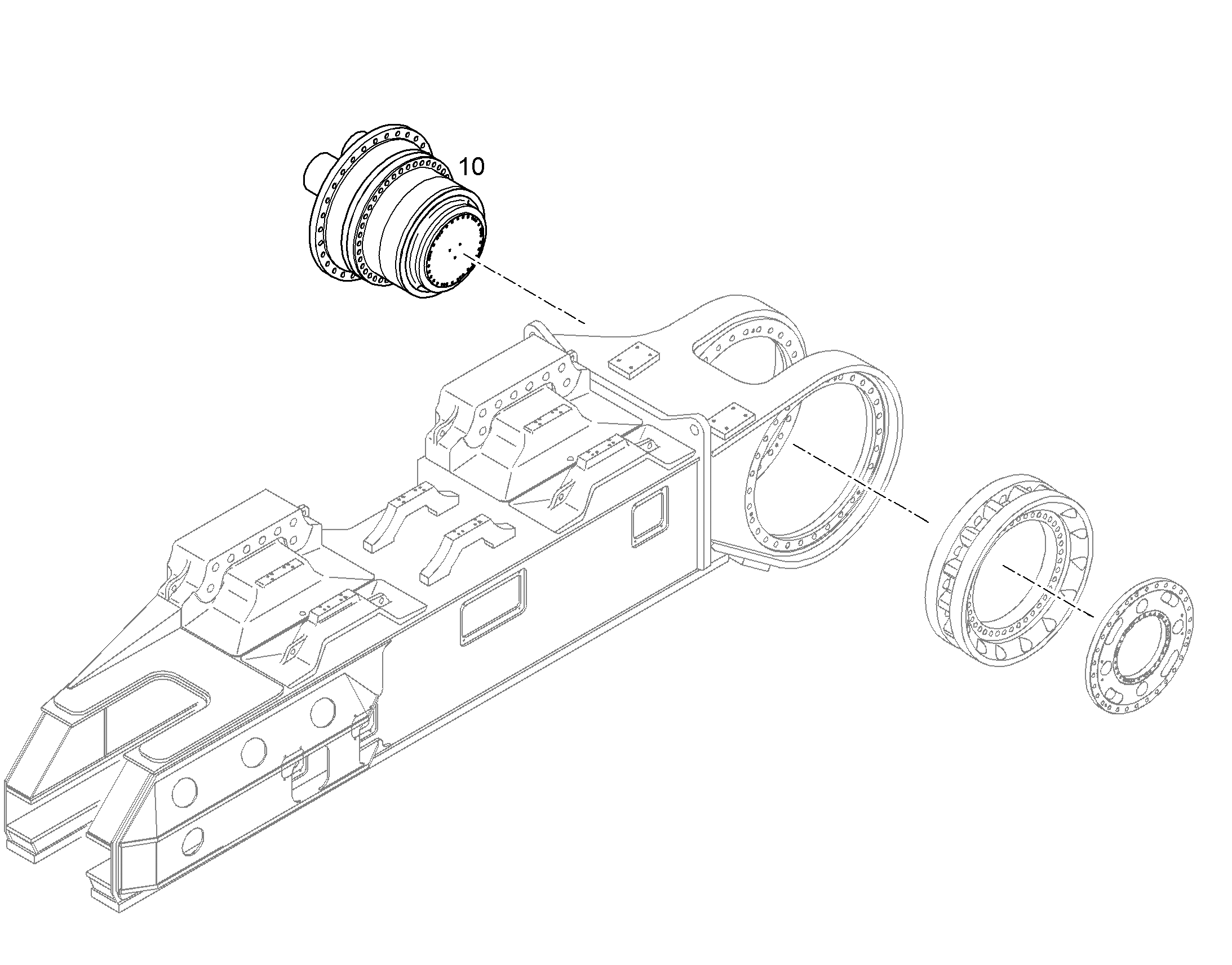 РЕДУКТОР ХОДА 11471909 LIEBHERR