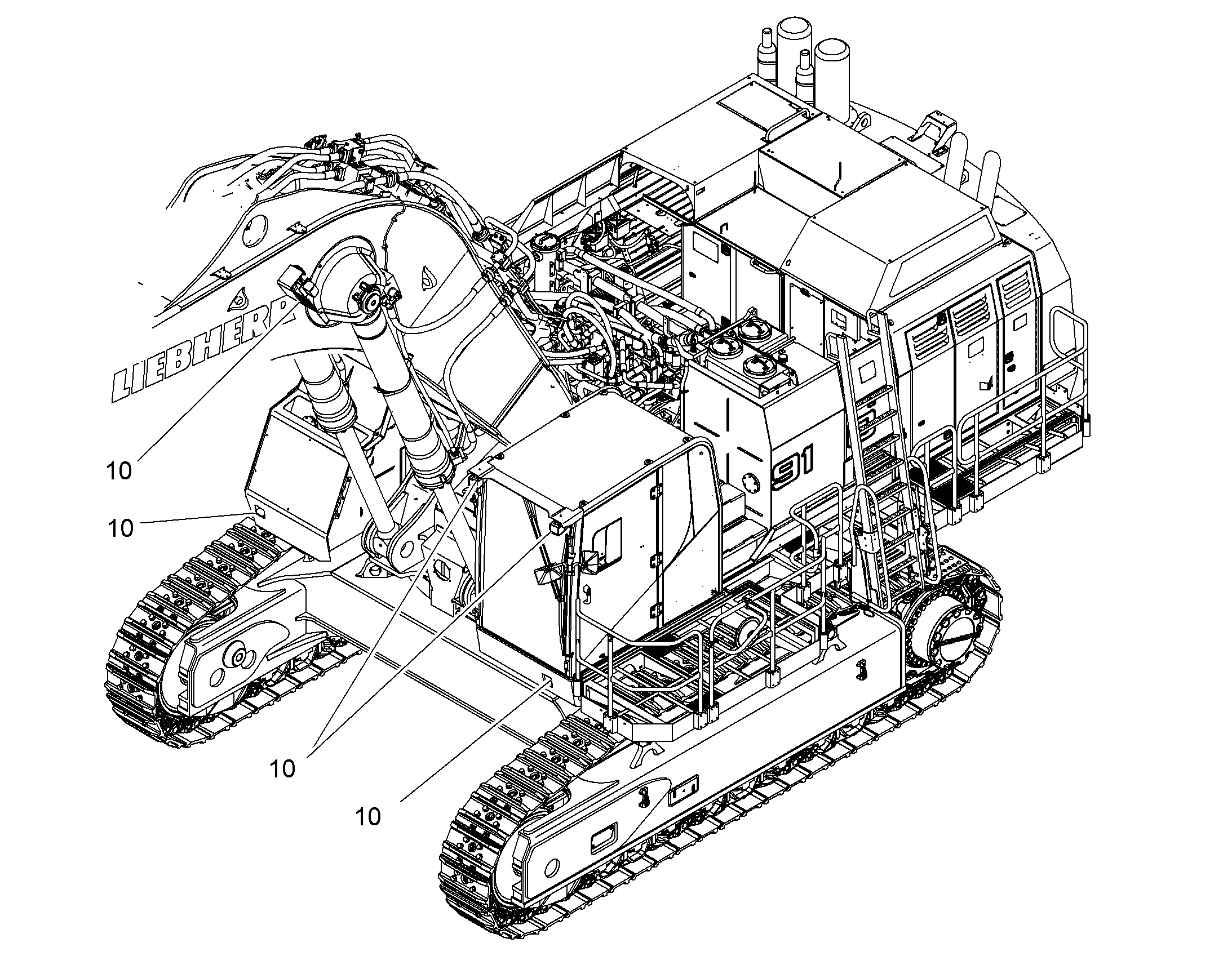 ФАРЫ УСТАНОВКА XENON 11078906 LIEBHERR