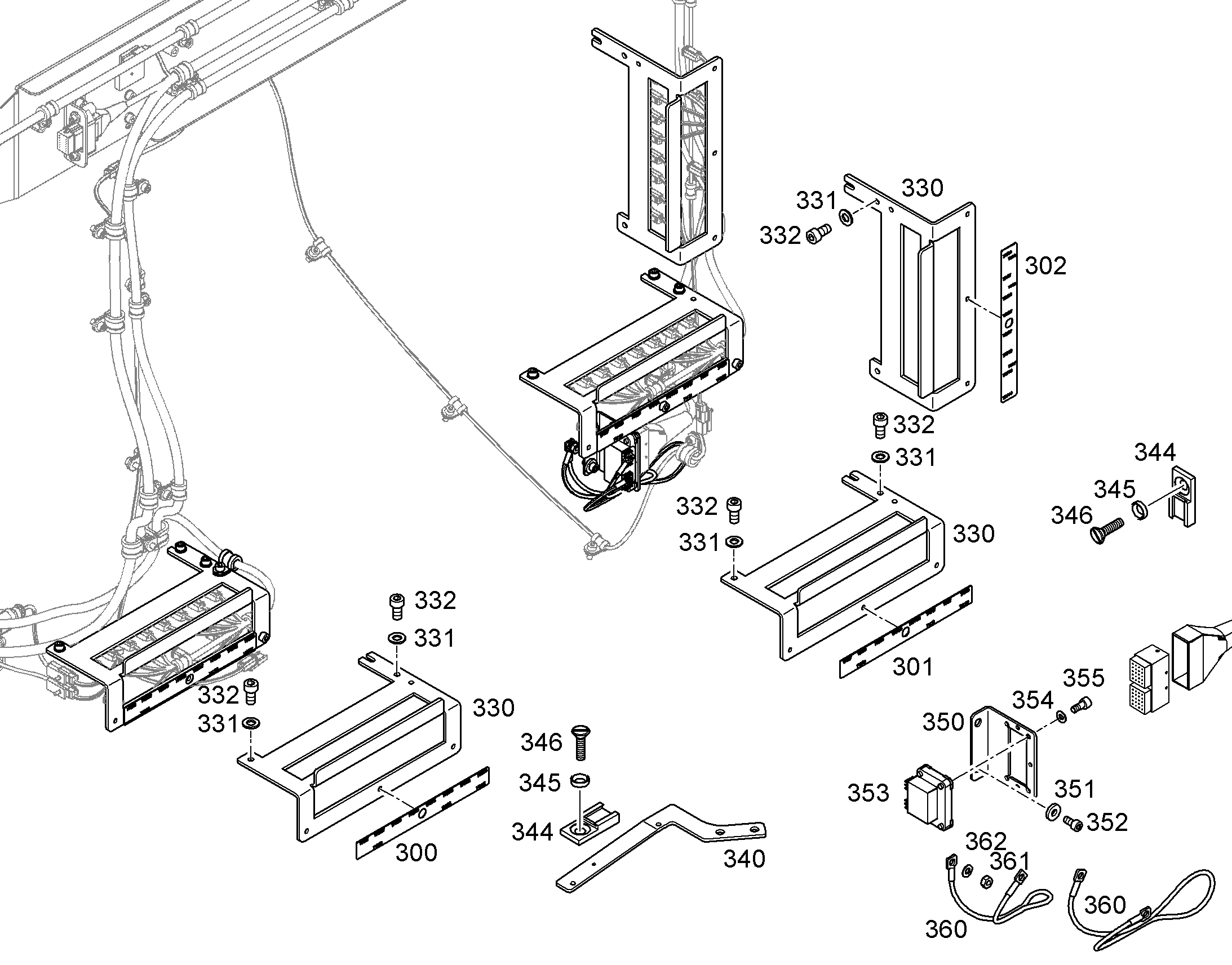 ЭТИКЕТКА 268mmX30mm 11074518 LIEBHERR
