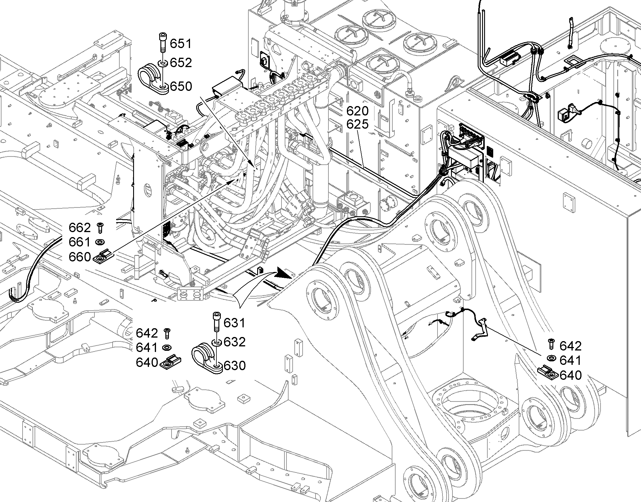 КОМПЛЕКТ КАБЕЛЕЙ X131-X148 10397110 LIEBHERR