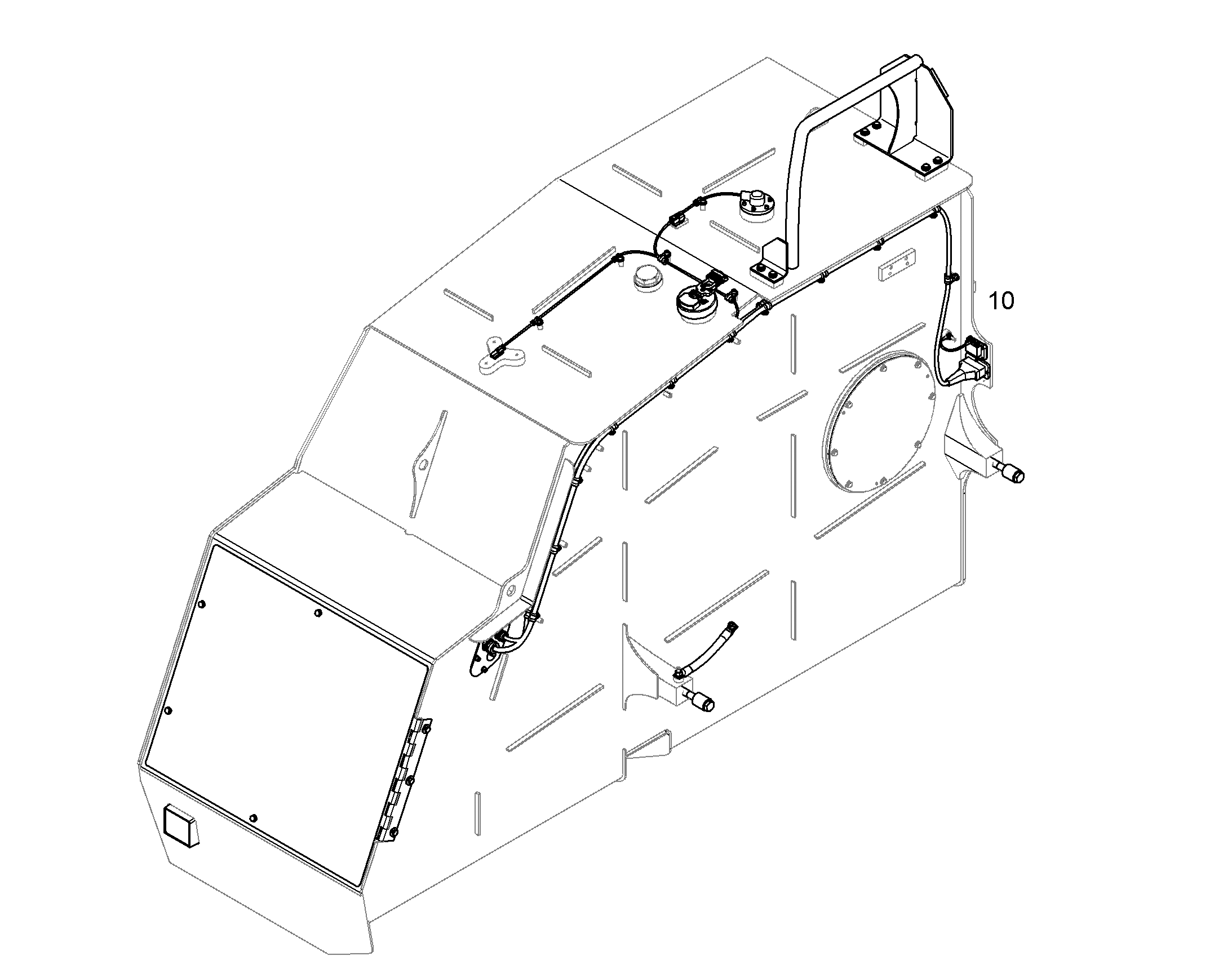 УВЕЛИЧЕННЫЙ БАК ТОПЛИВНЫЙ 25H 10409138 LIEBHERR
