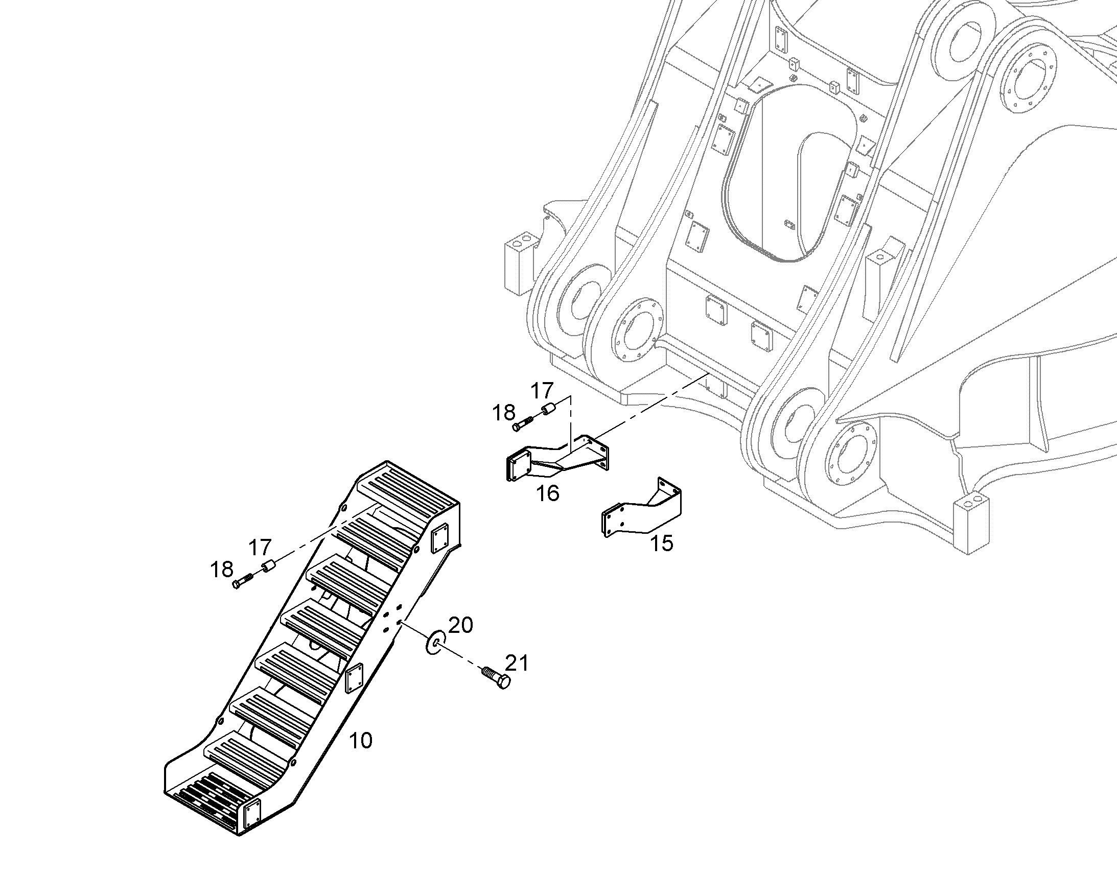ГРОХОТ ПОДЪЕМА 11467694 LIEBHERR