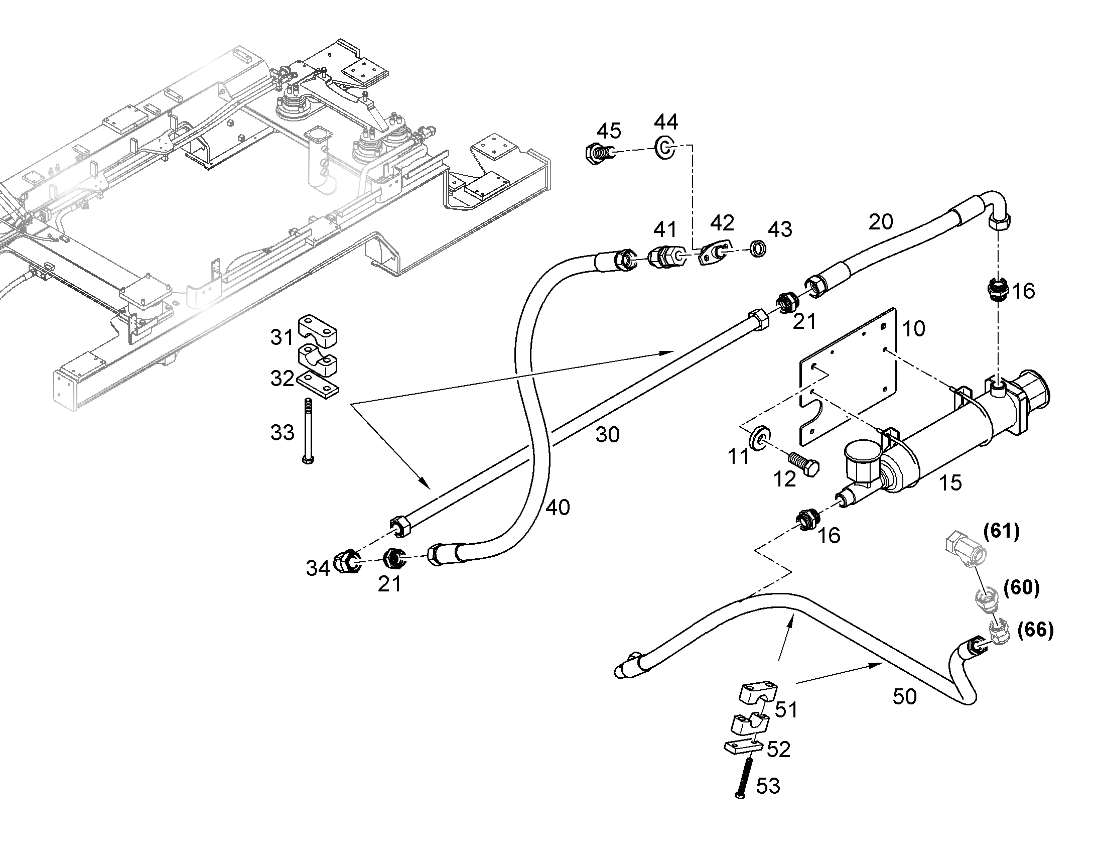 ТРУБА ВОДЯНАЯ 11468642 LIEBHERR