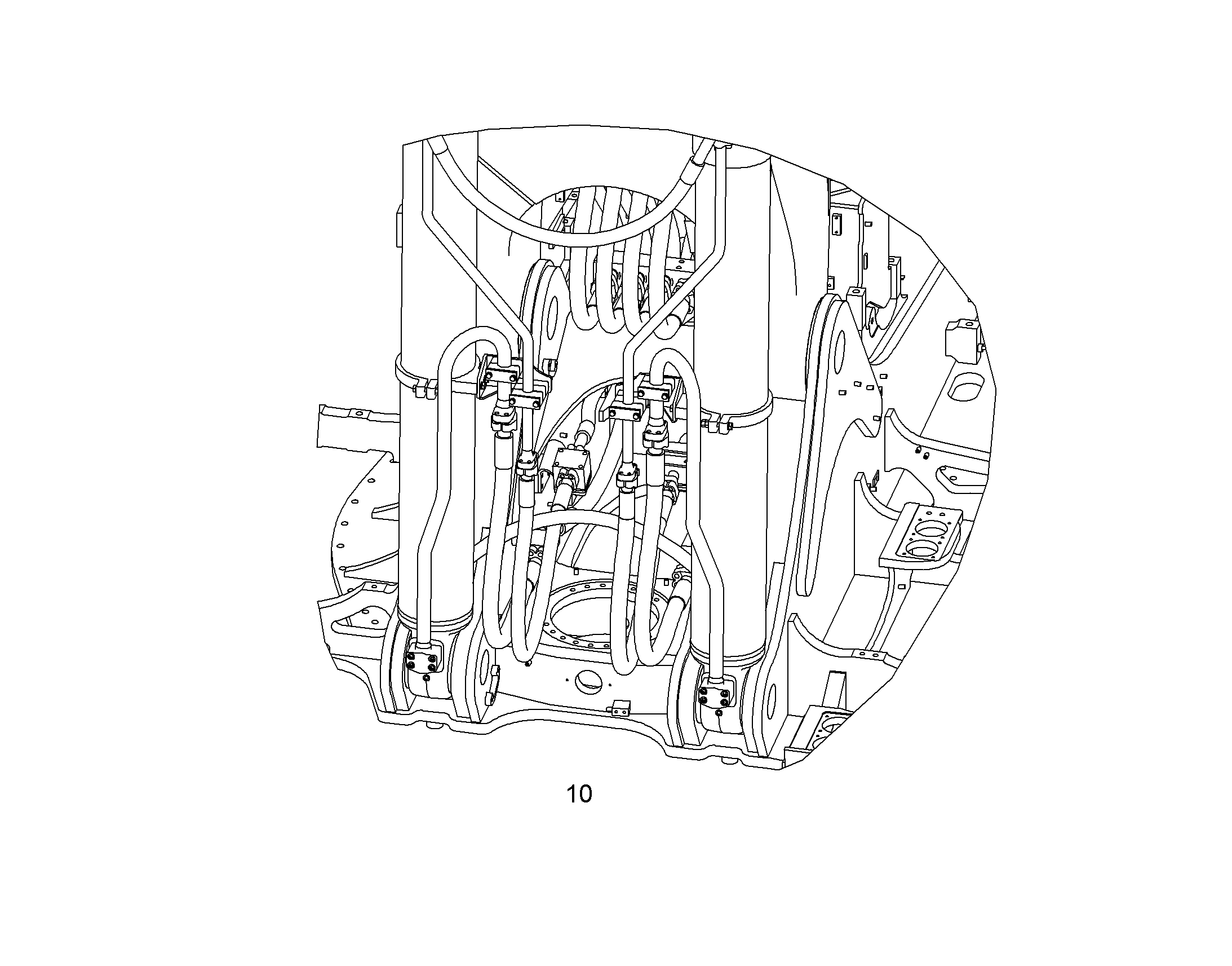 КОМПЛЕКТ ШЛАНГОВ 11476324 LIEBHERR