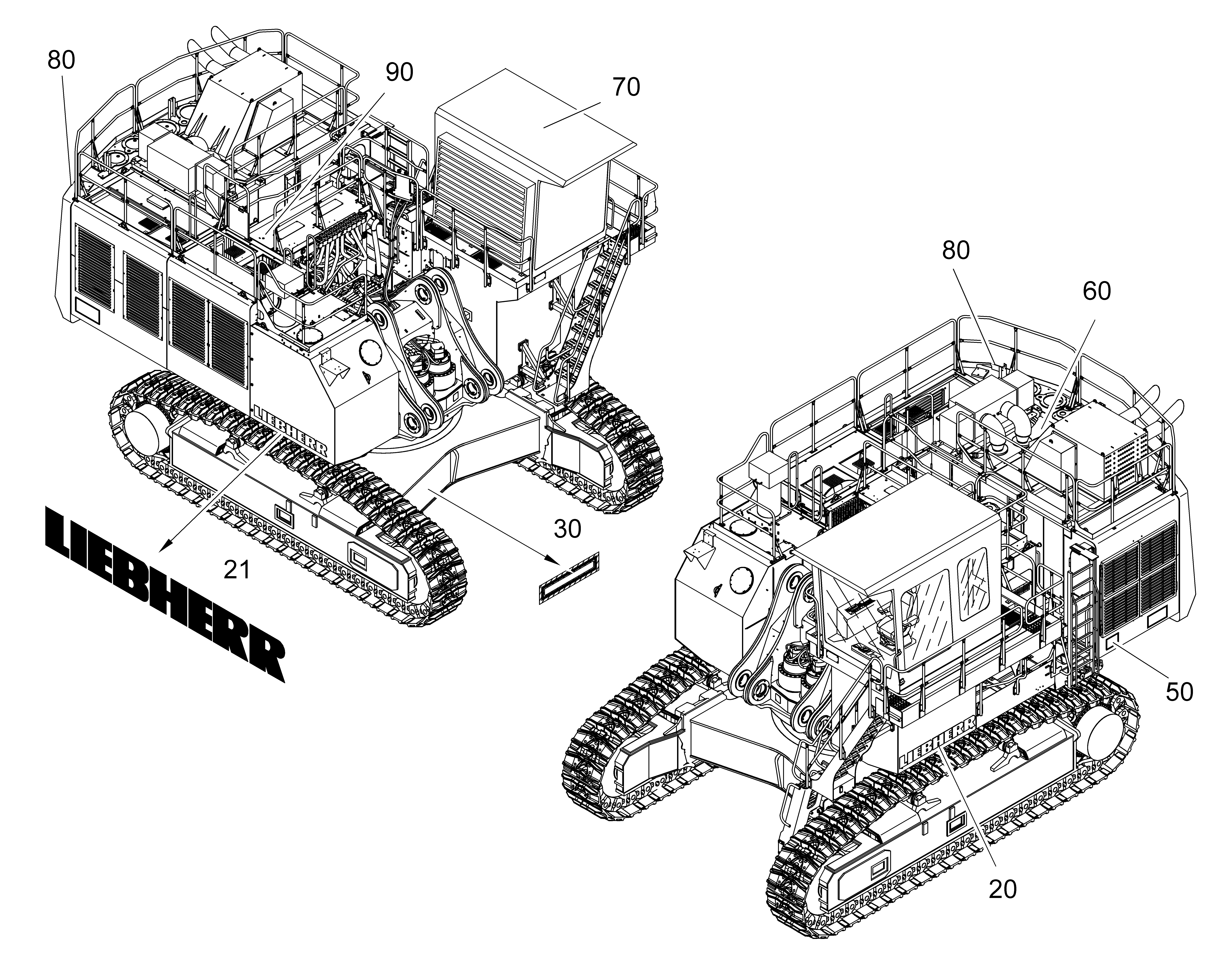 ОБЩИЕ ТАБЛИЧКИ БЛОКА ПИТАНИЯ 11476484 LIEBHERR