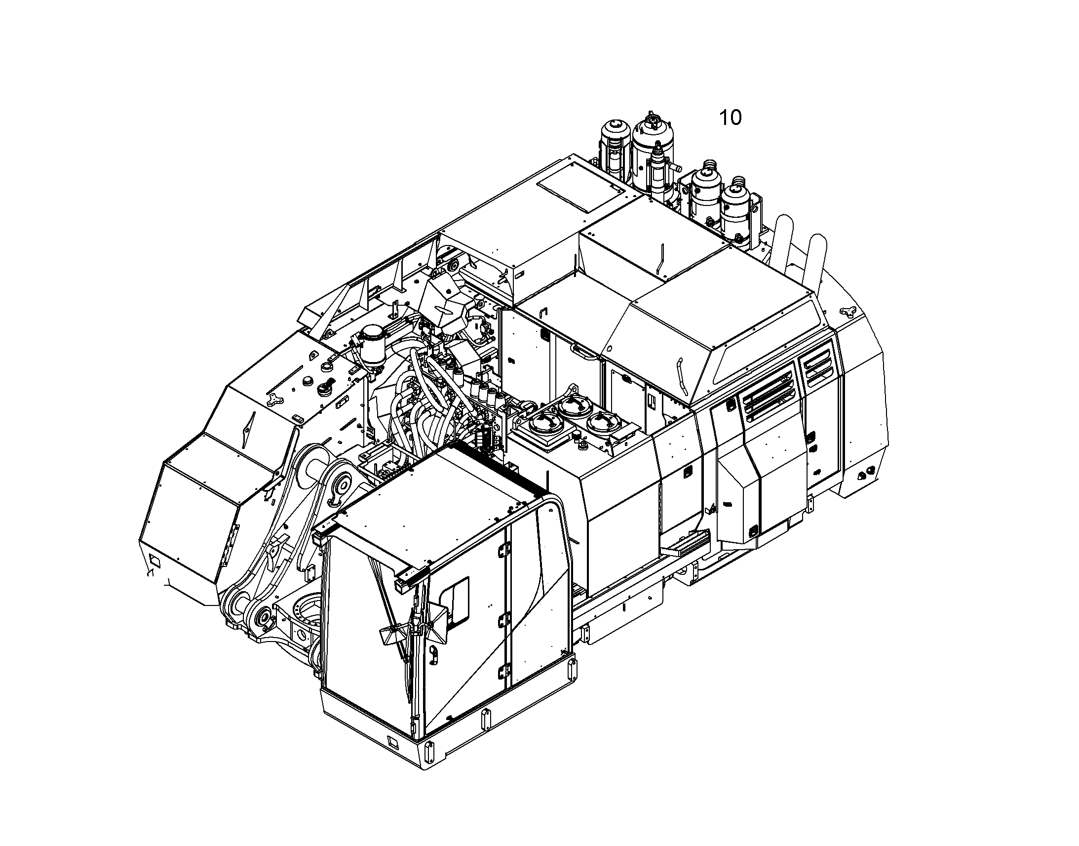 ПОЖАРНАЯ СИСТЕМА.ПЕНА+ПОРОШОК 9100 10393152 LIEBHERR