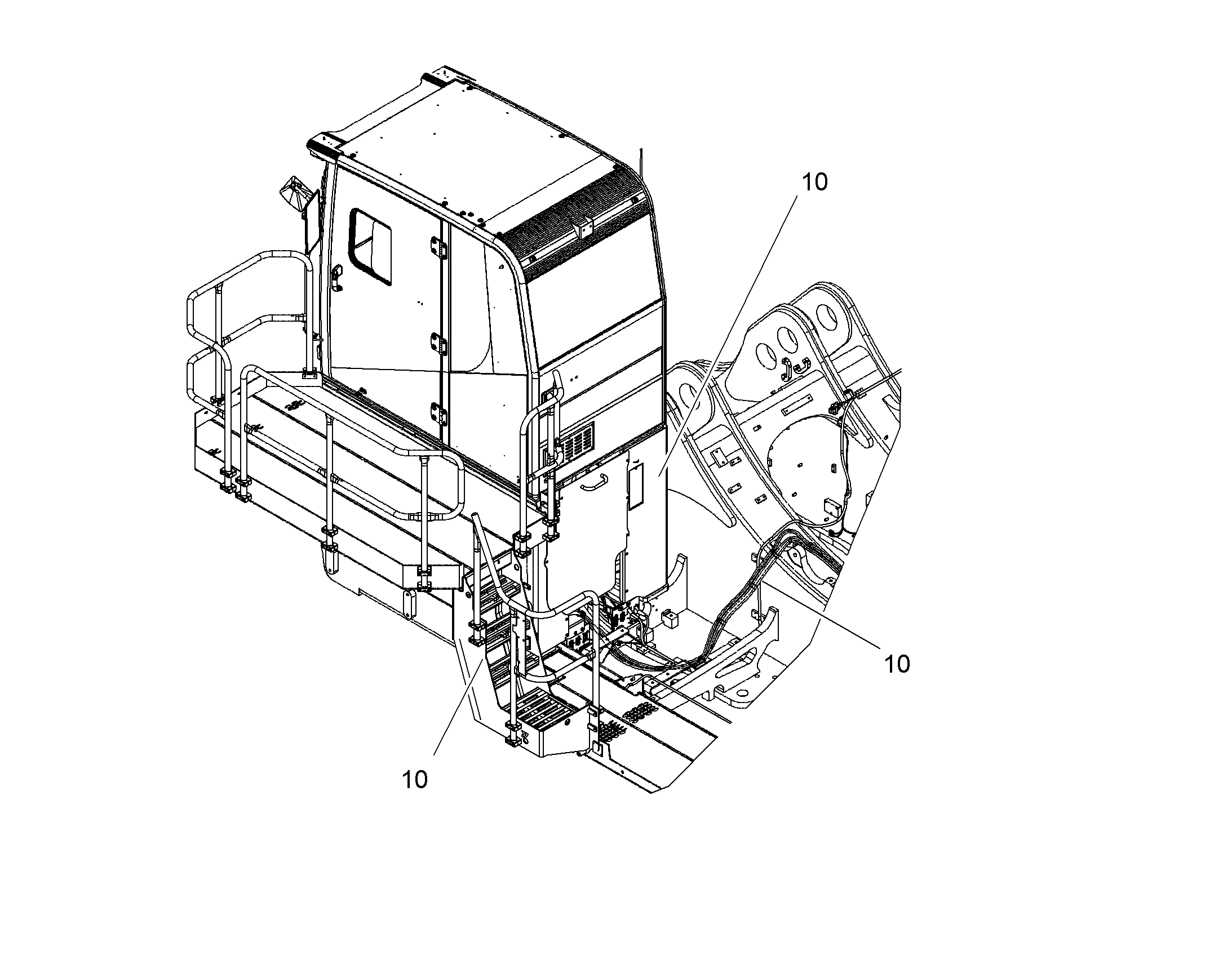 ВОЗВЫШЕНИЕ КАБИНЫ 1200 MM 11075381 LIEBHERR
