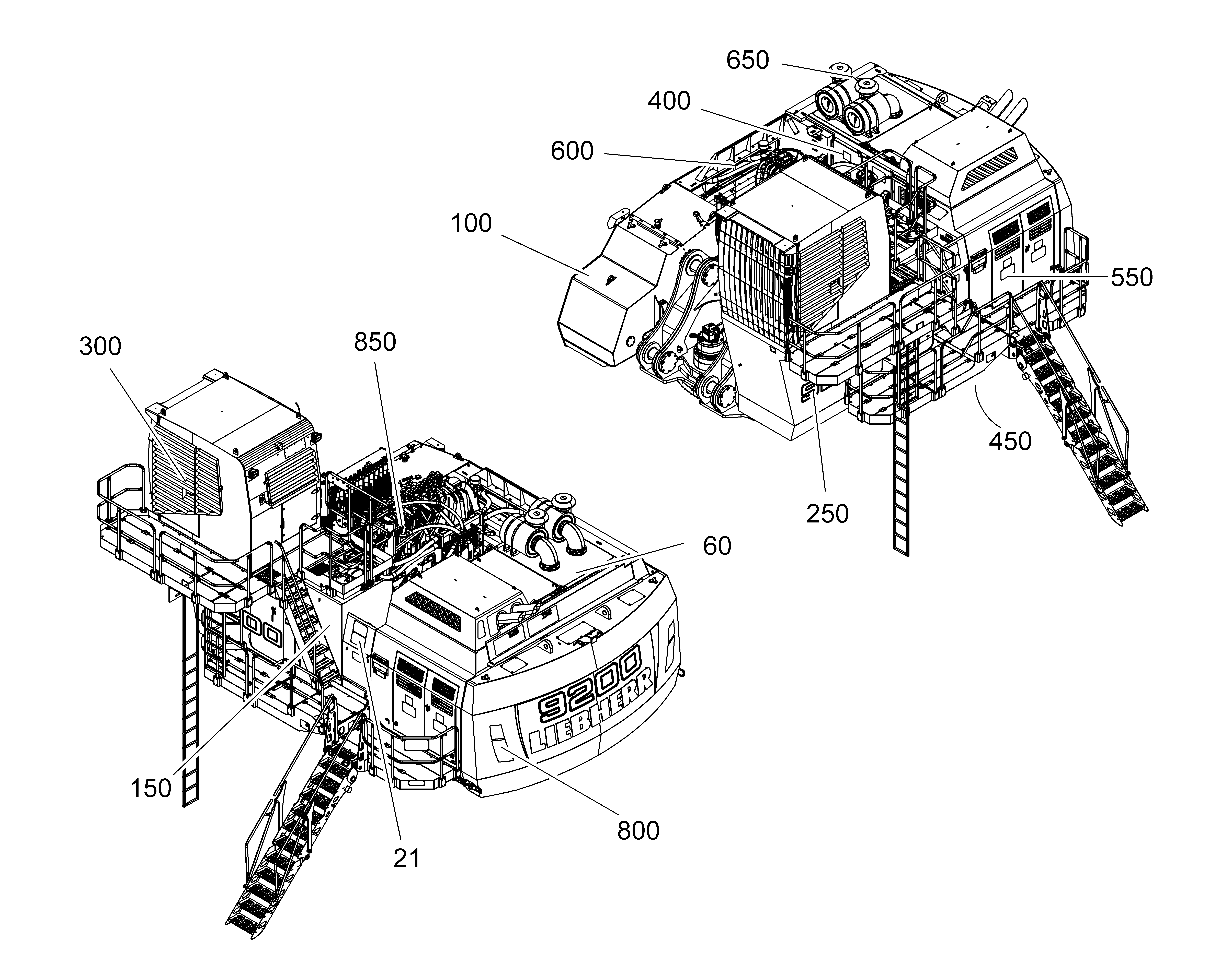 CONTROL VALVE LABELS 11852832 LIEBHERR