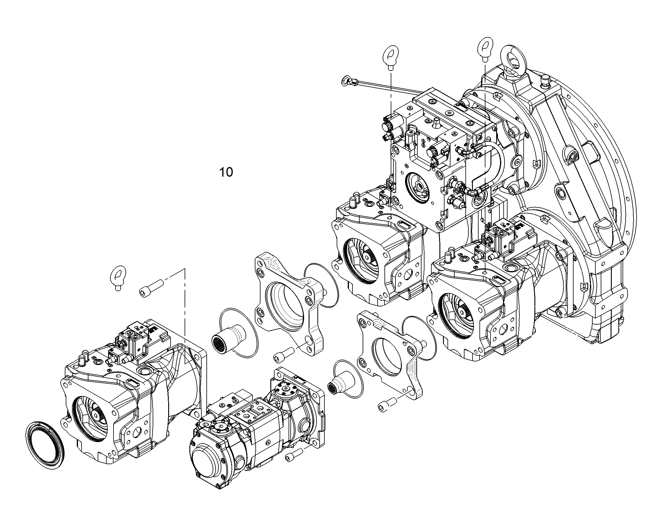 АГРЕГАТ МНОГОКОНТУРНЫЙ 10143040 LIEBHERR