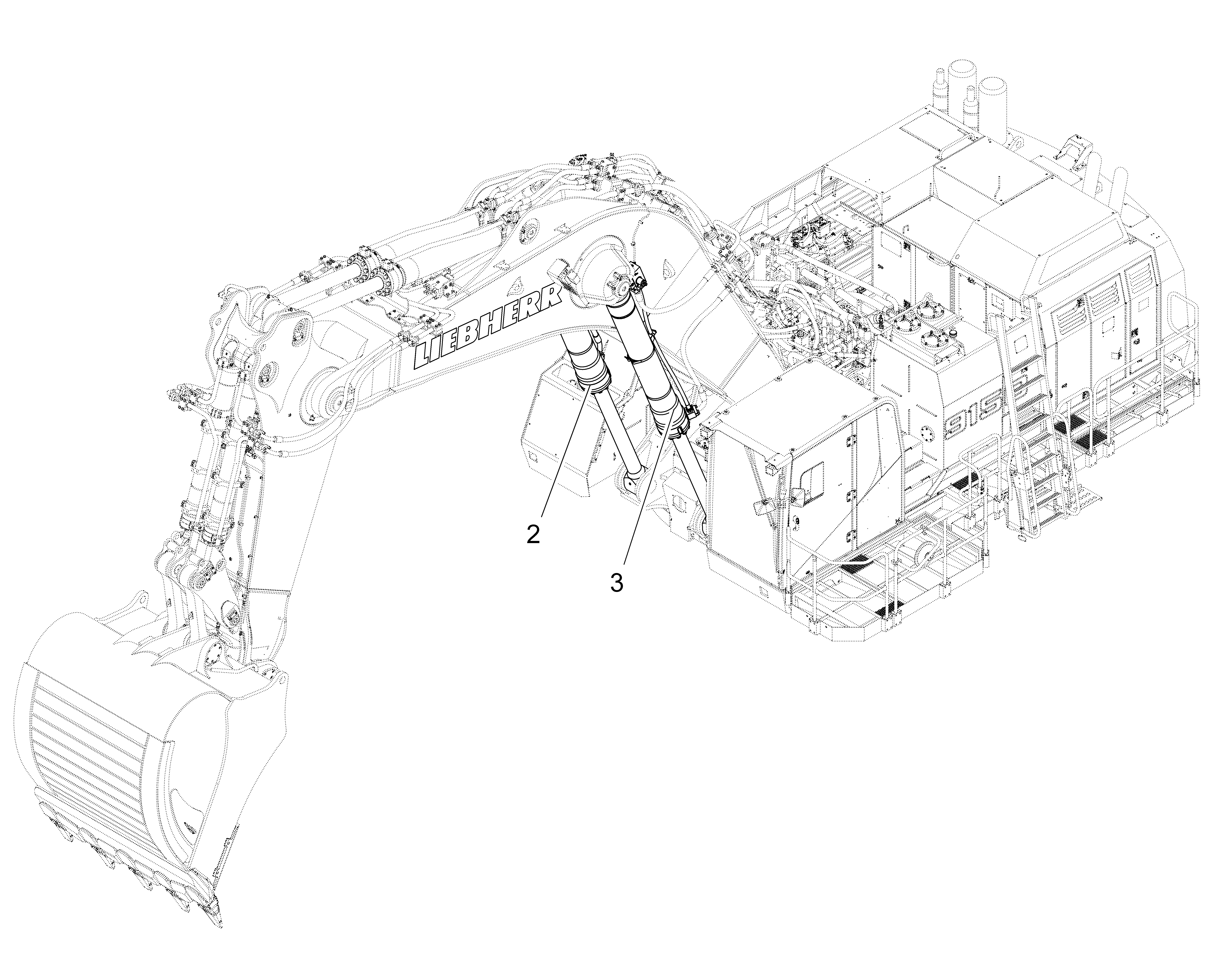 CYLINDER KIT 11853699 LIEBHERR