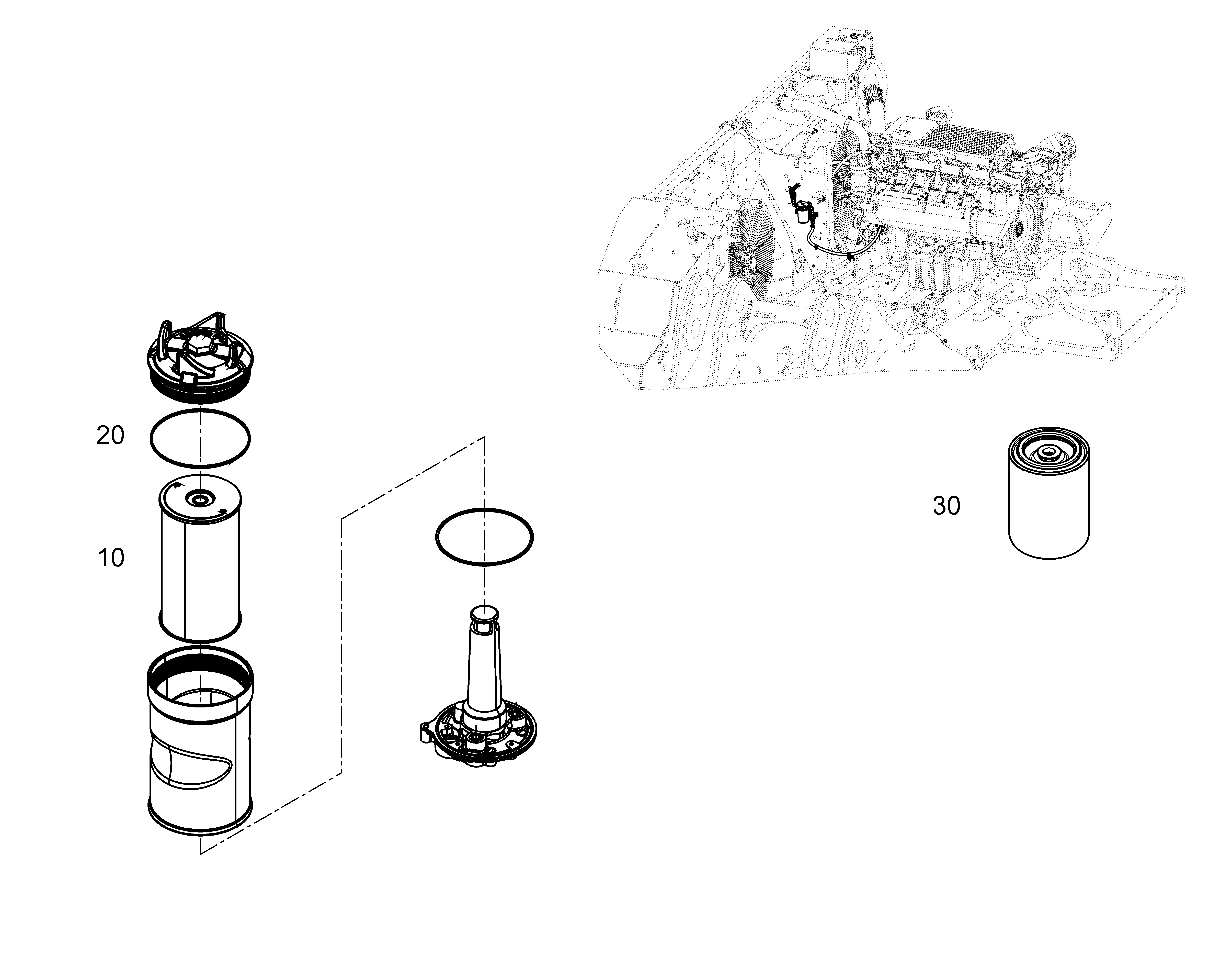 ФИЛЬТРУЮЩИЙ ЭЛЕМЕНТ 14µm 11427521 LIEBHERR