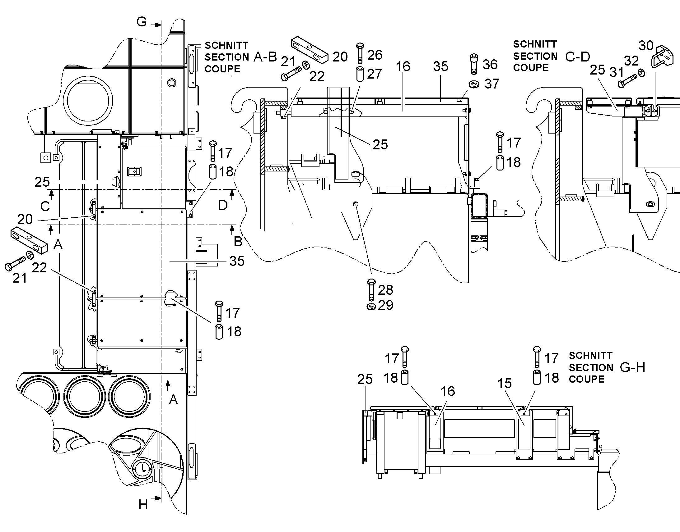 ОПОРА 11472665 LIEBHERR