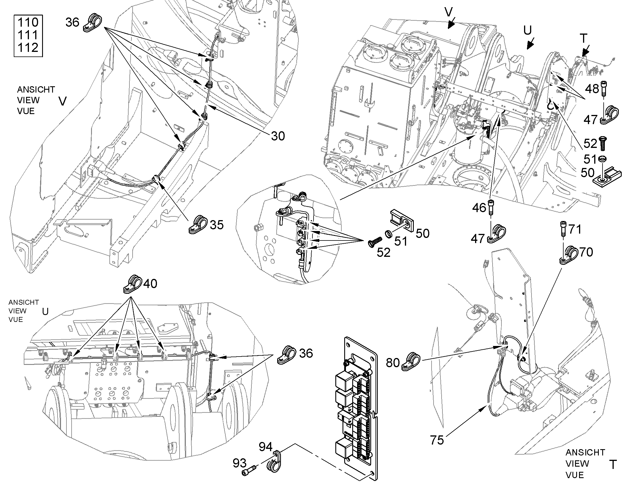 КОМПЛ. ПРОВОДОВ БАК ТОПЛИВНЫЙ 11475410 LIEBHERR