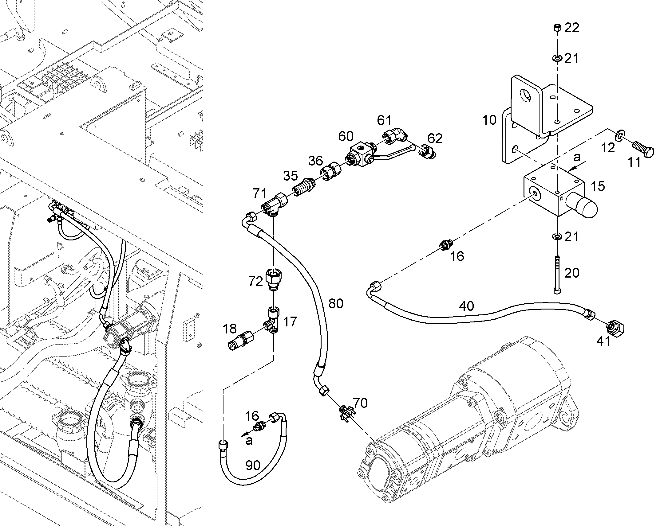 ШЕСТИГРАННАЯ ГАЙКА M6 4002514 LIEBHERR