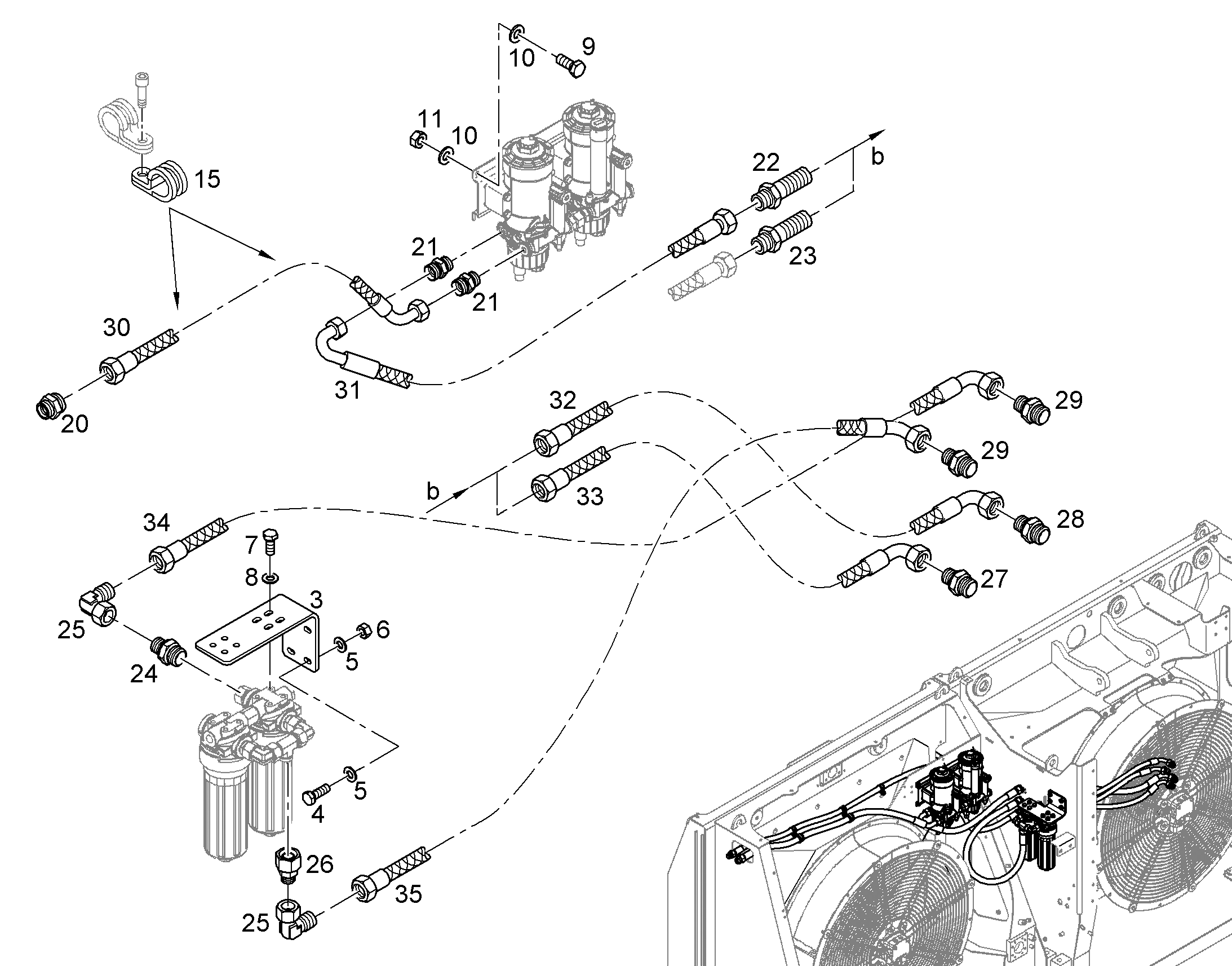 ШЛАНГ ТОПЛИВНЫЙ 16X780 11694396 LIEBHERR