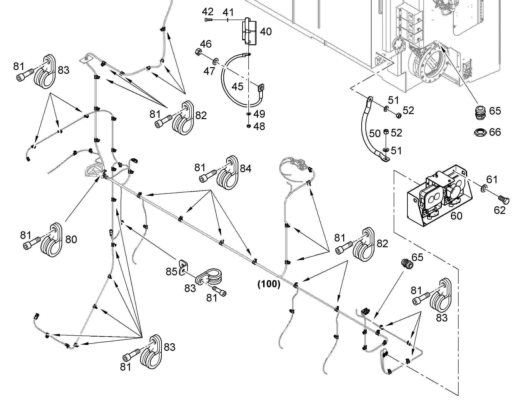 ФАРЫ И ЗВУК. СИГНАЛ УСТАНОВКА 11472085 LIEBHERR