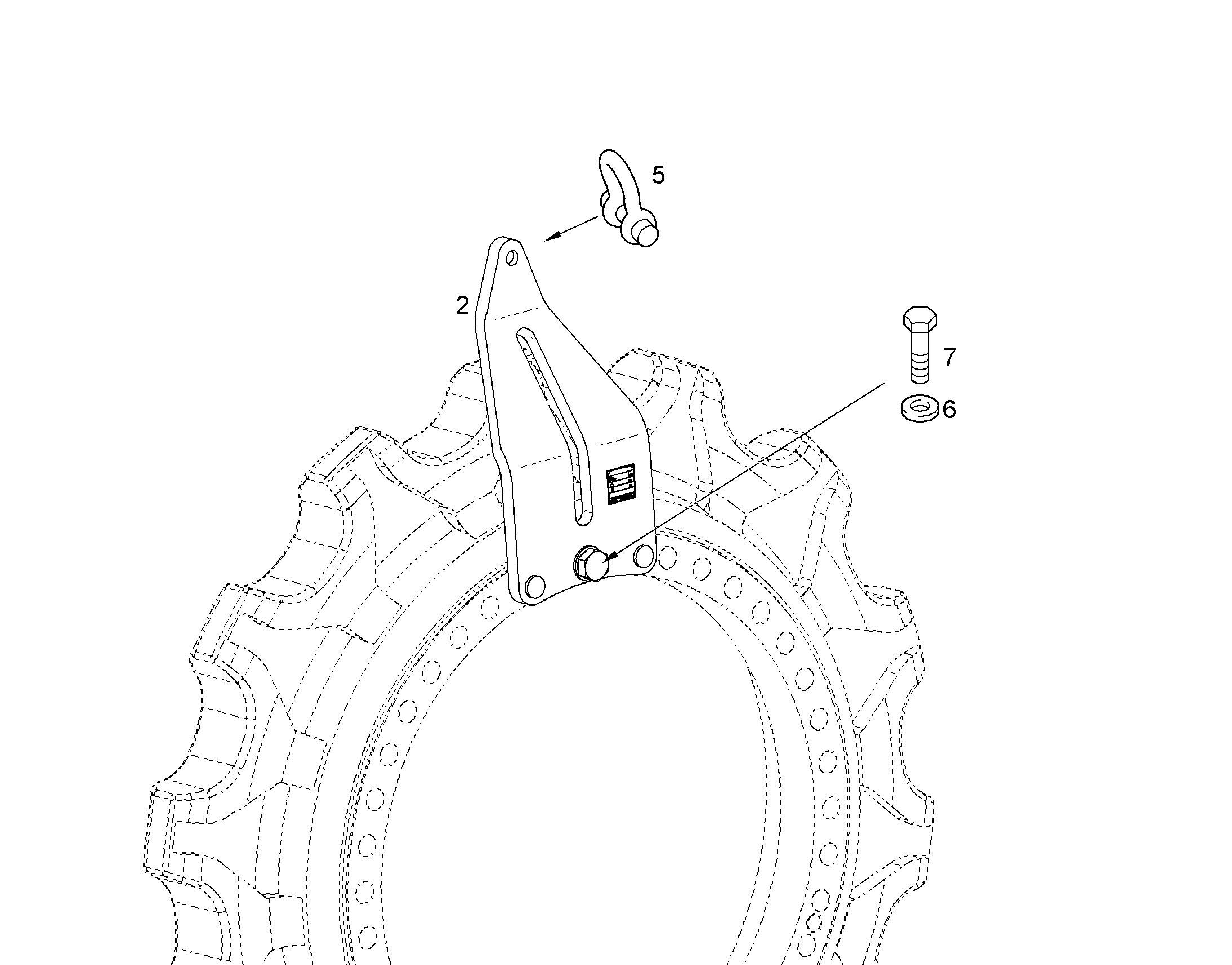 МЕТАЛЛОКОНСТРУКЦИЯ 11475554 LIEBHERR