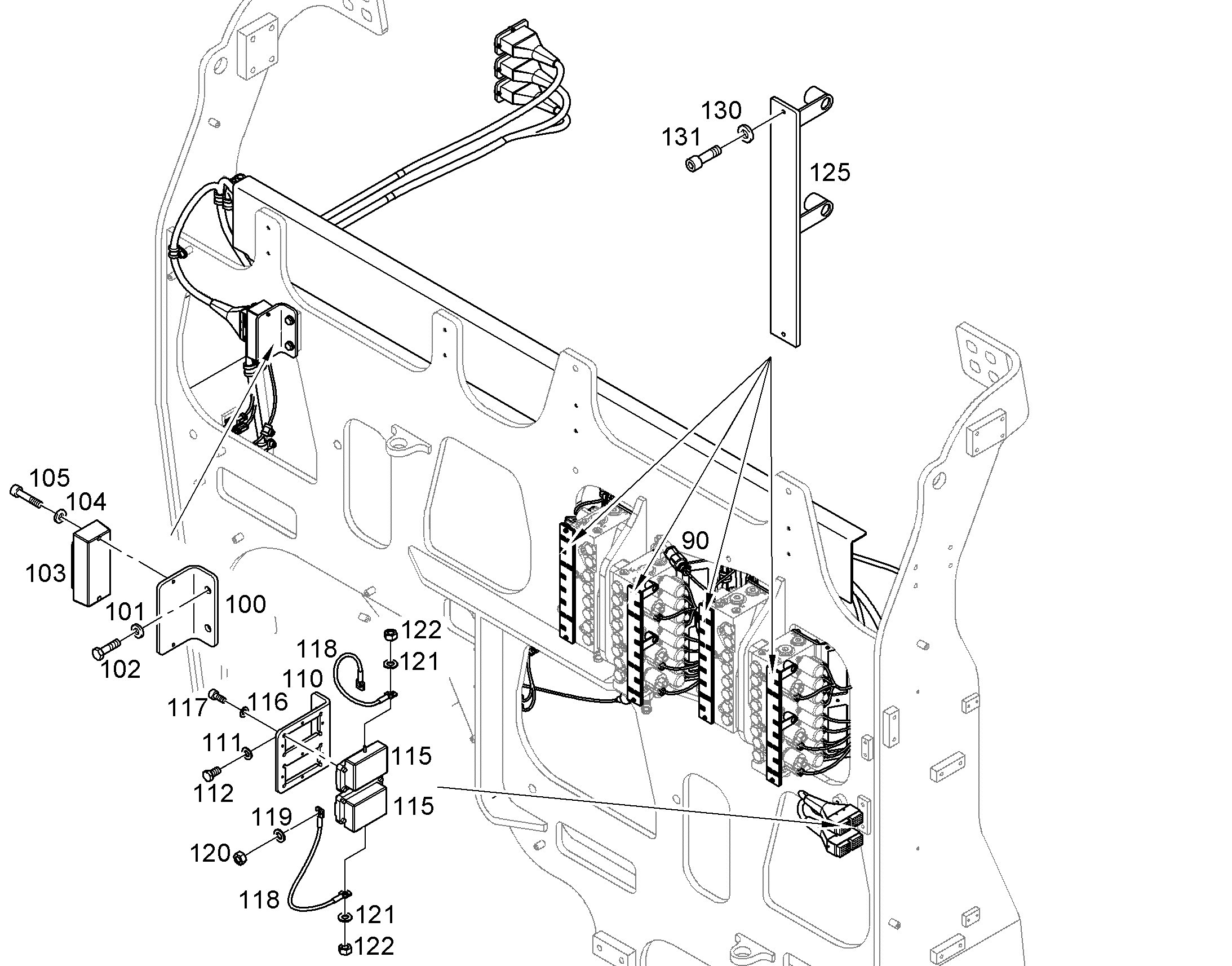 КОЛОДКА ШТЕКЕРНАЯ 11470844 LIEBHERR