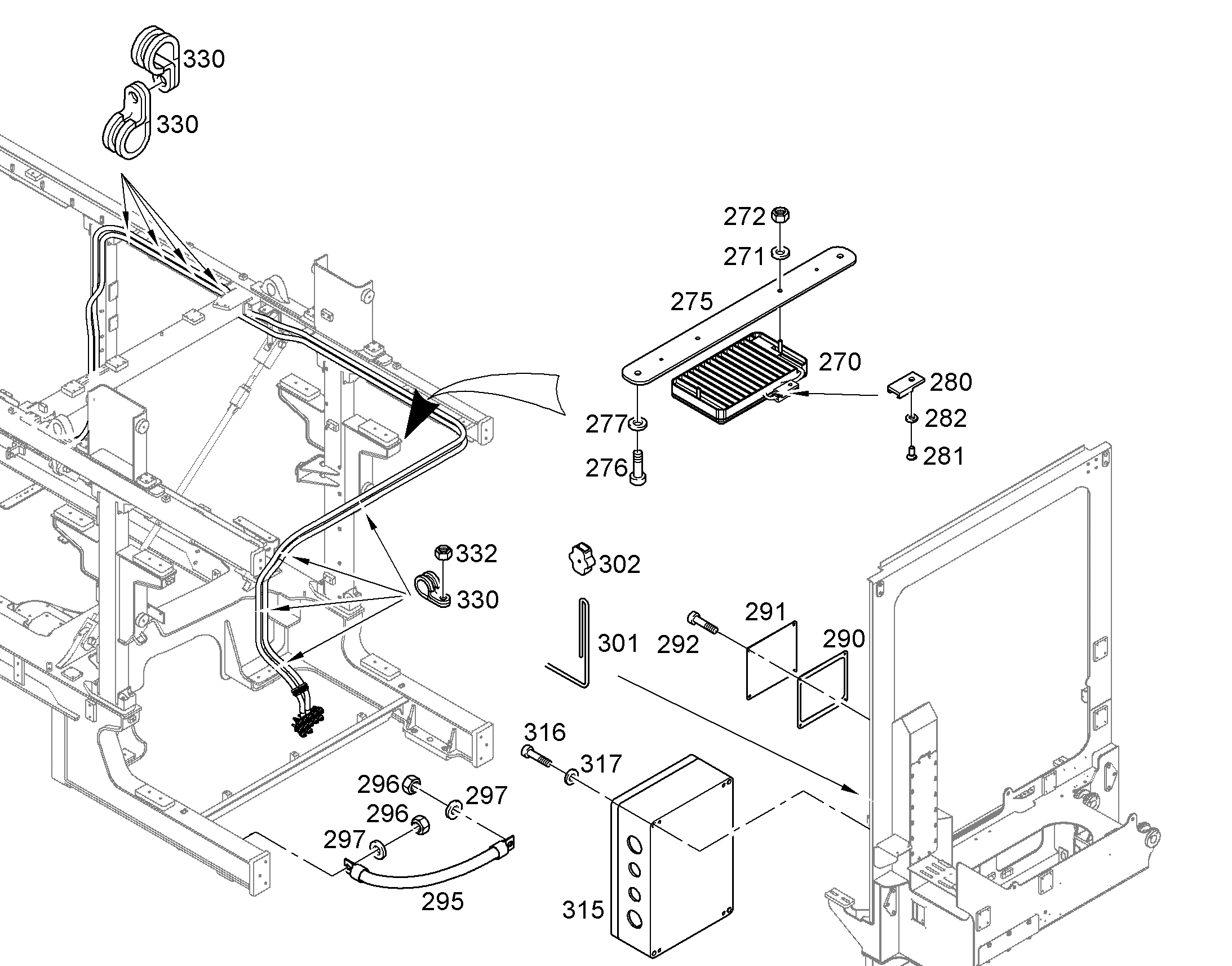 LED SERVICE LIGHT INSTALLATION 11467359 LIEBHERR