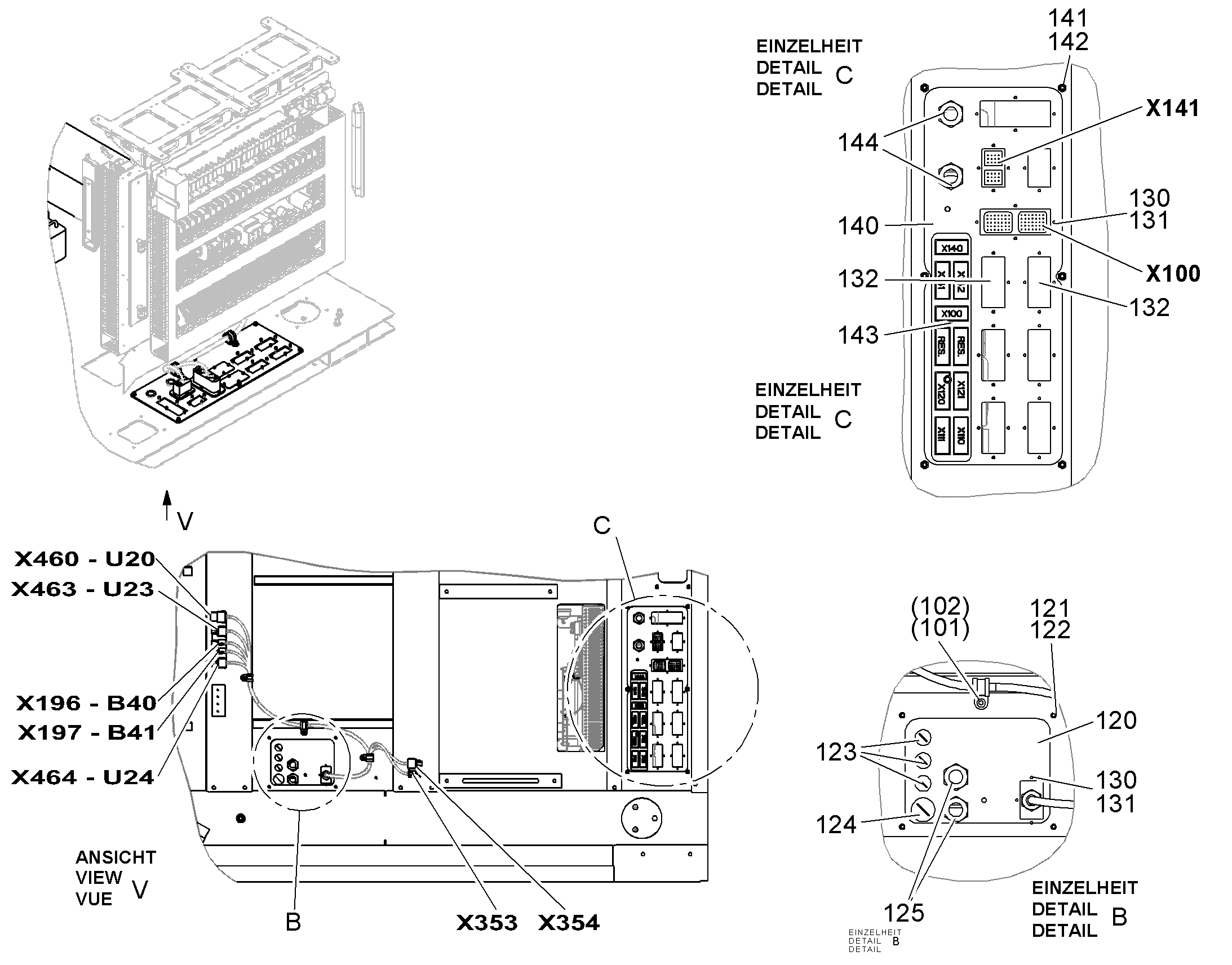 НАКЛЕЙКА МОНТАЖНАЯ 11477741 LIEBHERR