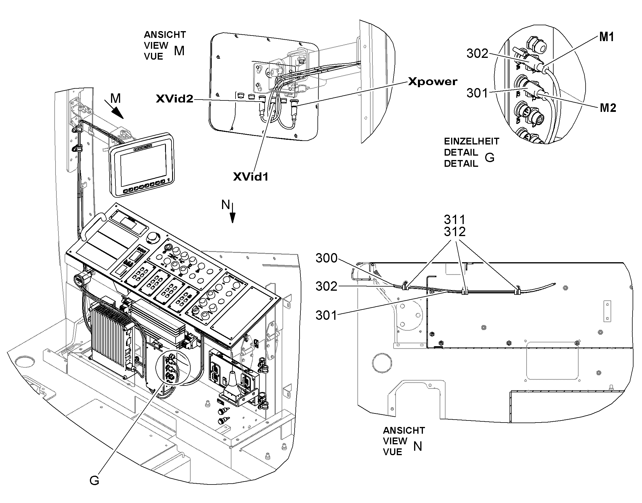 КАБЕЛЬ СОЕДИНИТЕЛЬНЫЙ 10389862 LIEBHERR