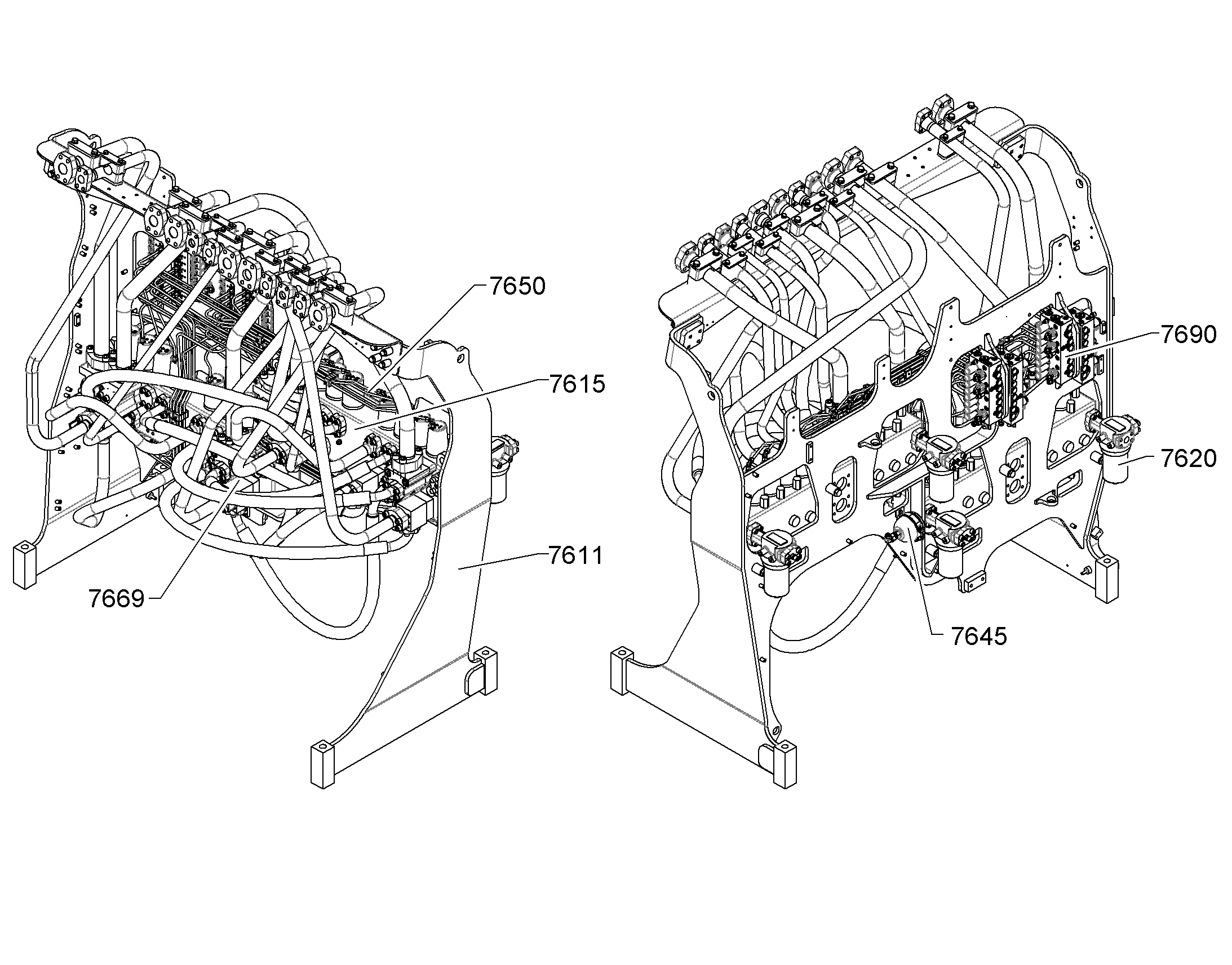 ЛИНИЯ УПРАВЛЯЮЩАЯ УСТАНОВКА 10406889 LIEBHERR