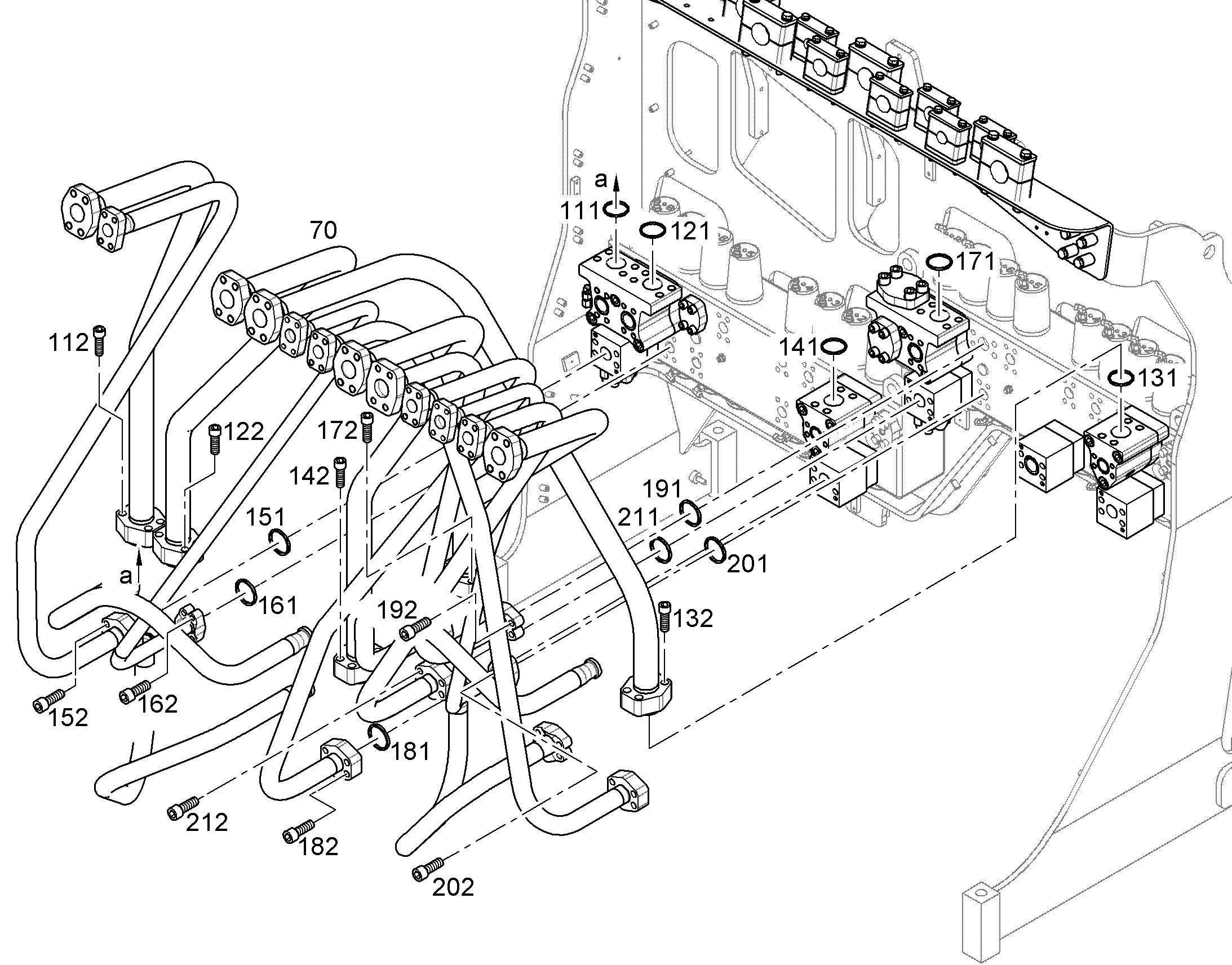 ЛИНИЯ НАПОРНАЯ 11070951 LIEBHERR